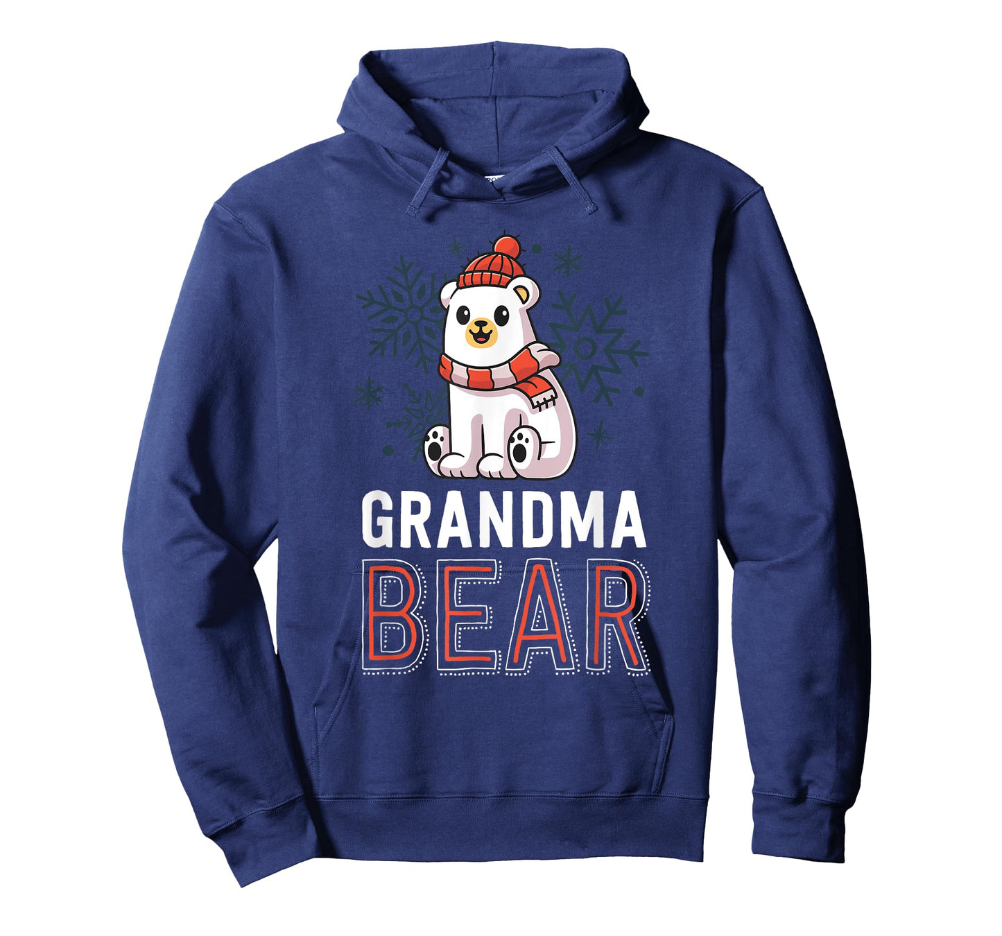 Grandma Bear Family Christmas Shirt Polar Bear Holiday Xmas T-Shirt