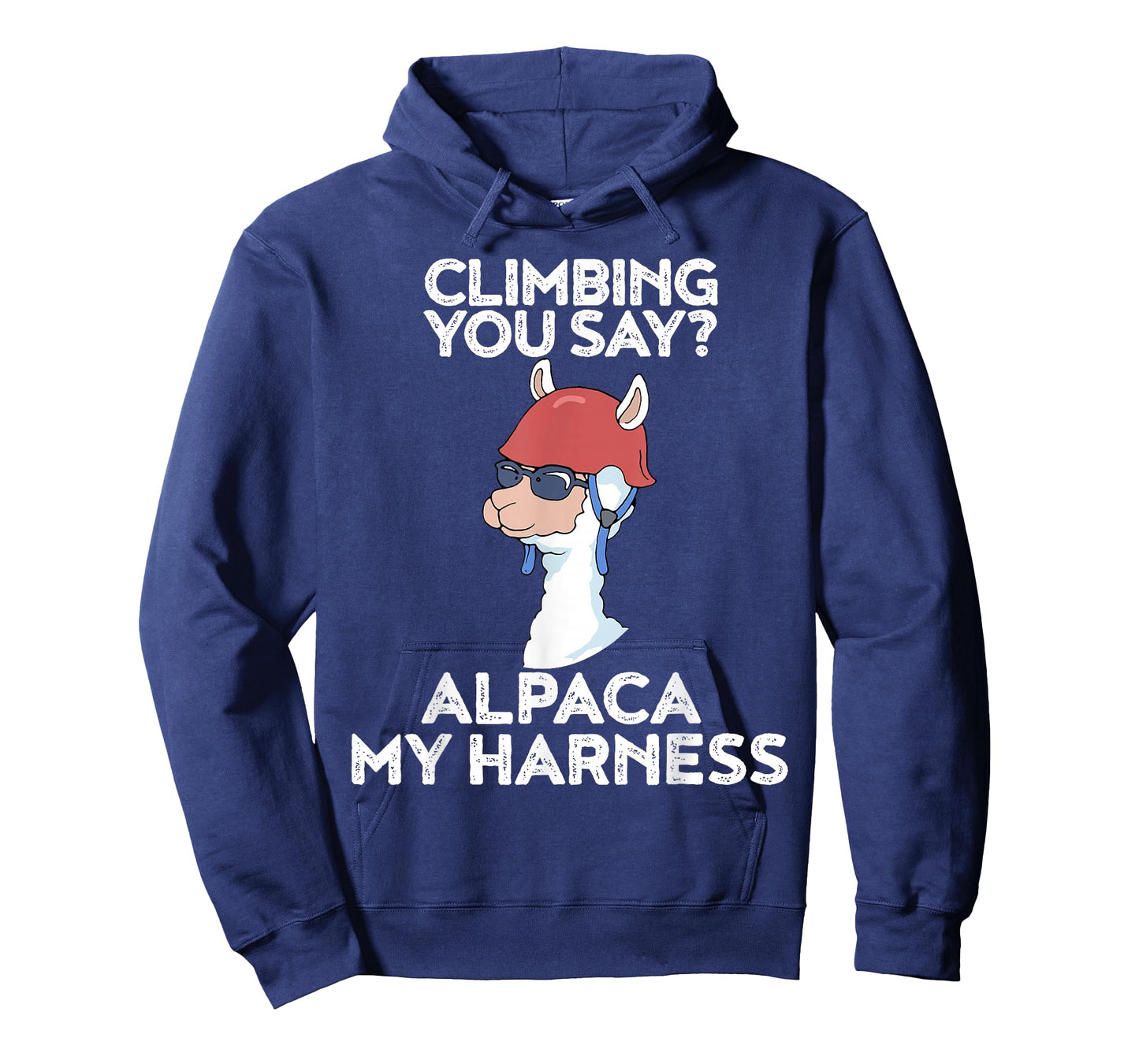 Funny Climbing Shirt Cute Alpaca Rock Climber Tee T-Shirt