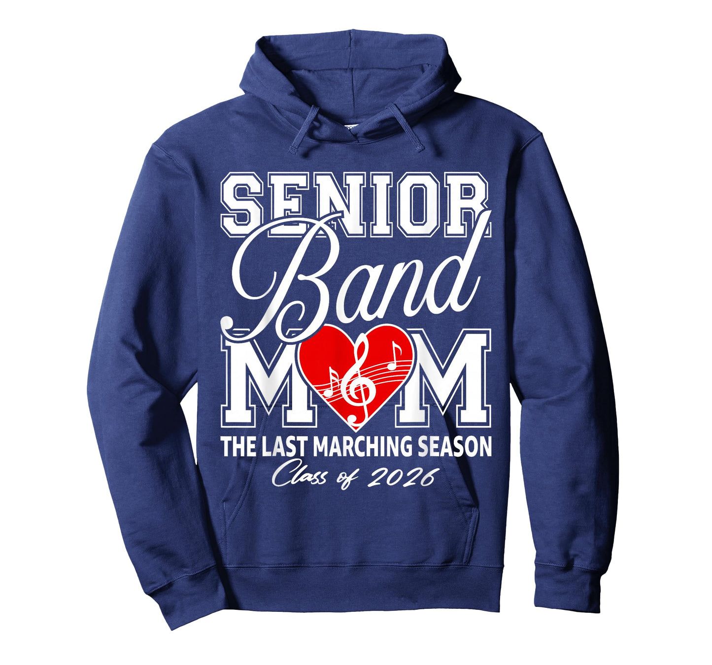 Senior Band Mom The Last Marching Season Class of 2026 T-Shirt