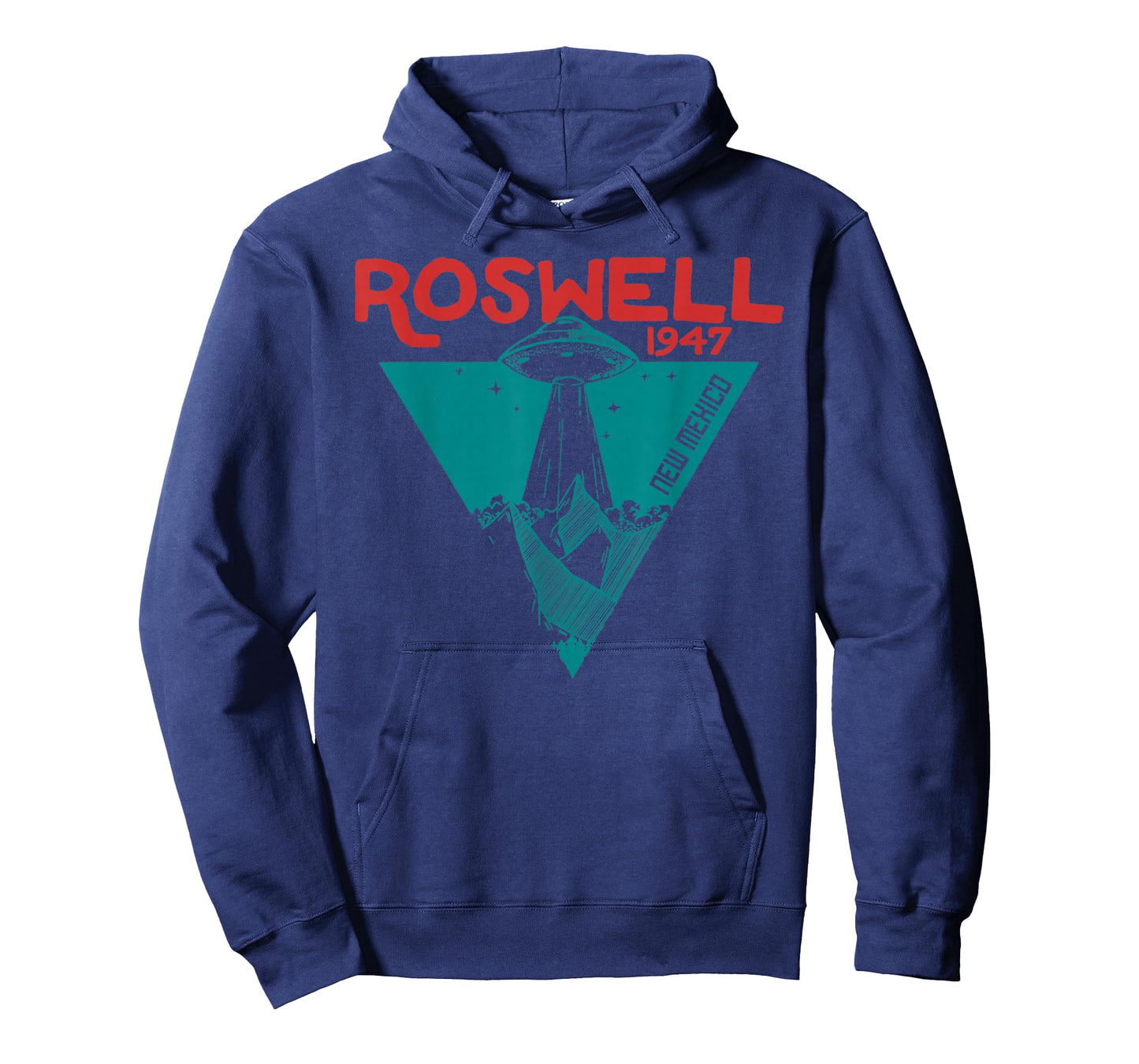 Roswell New Mexico 1947 Ufo Beam Flying Road Vintage T-Shirt