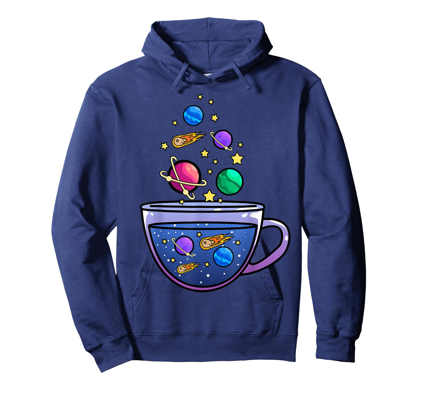 Unique Space Design Galaxy in a Teacup Universe Mars Moon T-Shirt