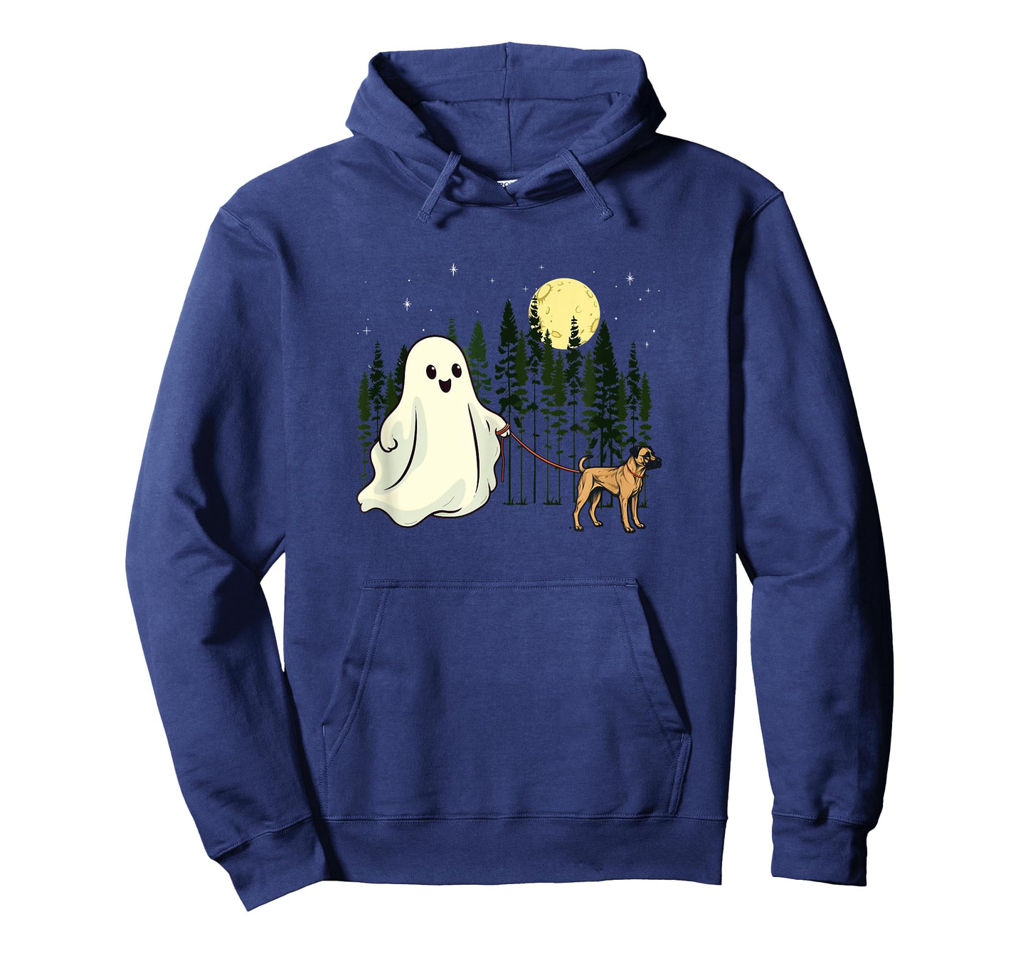 Black Mouth Cur Walking Ghost Halloween Funny Kids Costume T-Shirt