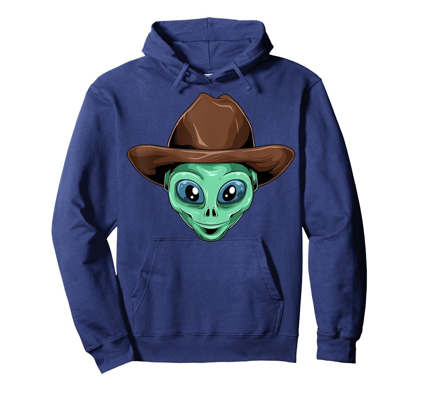 Alien Cowboy Hat UFO Believers Outer Space Cowboy Alien T-Shirt