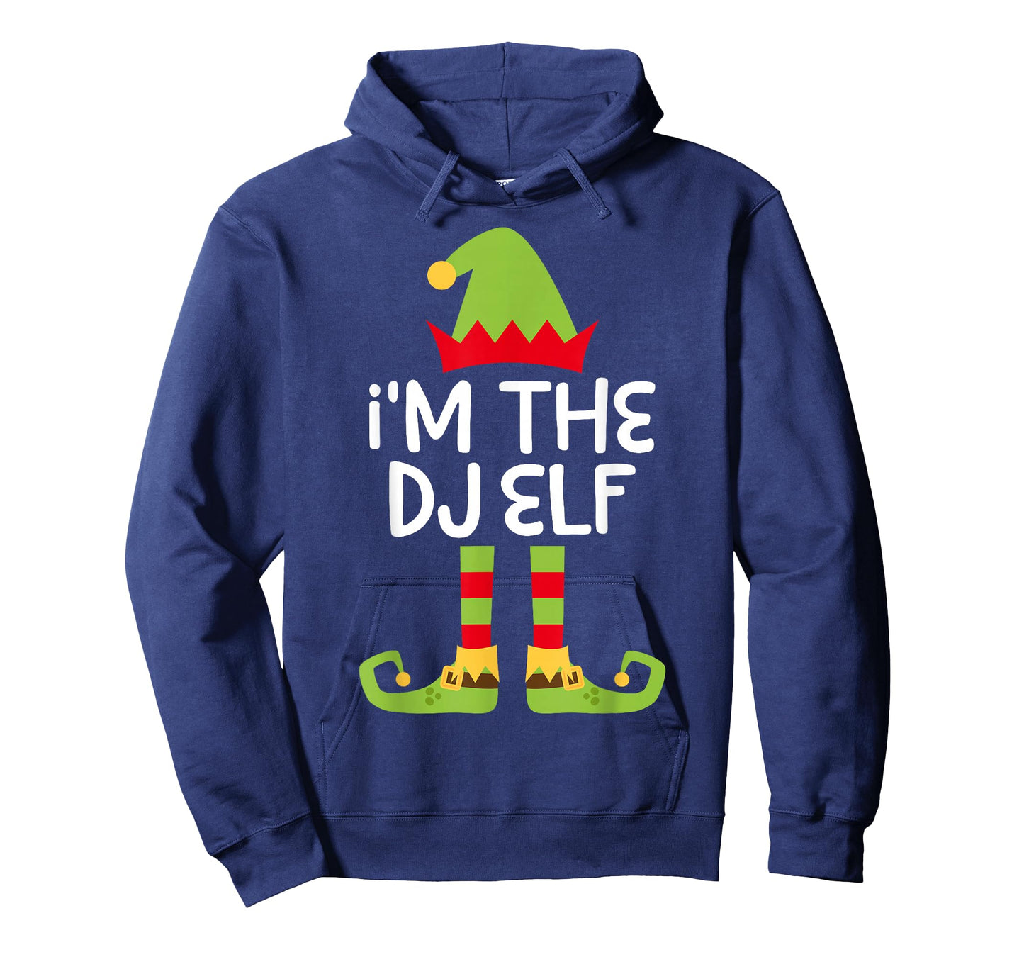 I'm The DJ Elf Shirt Adult Kids Matching Christmas Elf T-Shirt