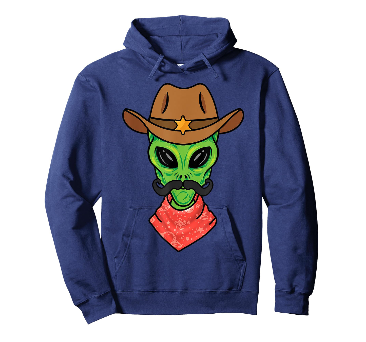 Alien Cowboy for Boys Halloween Sheriff Space Alien Cowboy T-Shirt