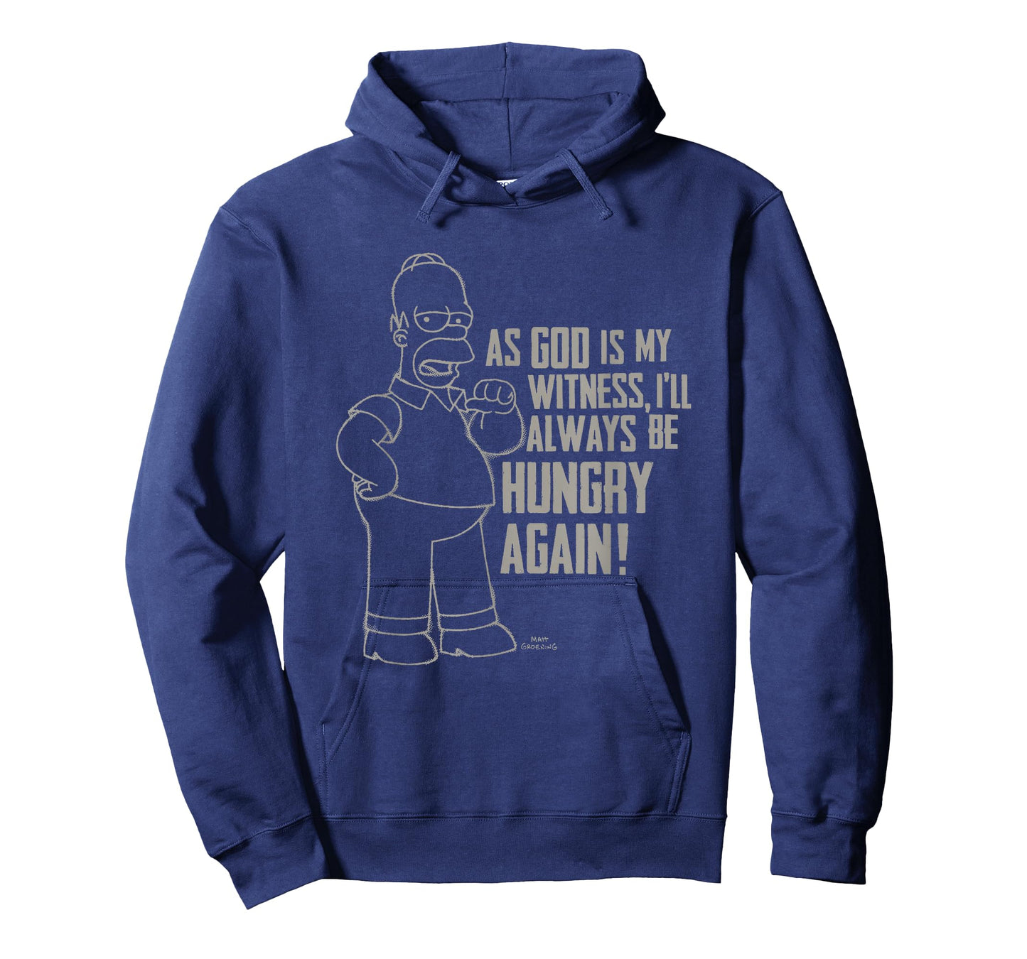 The Simpsons Homer God As My Witness I'll Be Hungry Again! T-Shirt