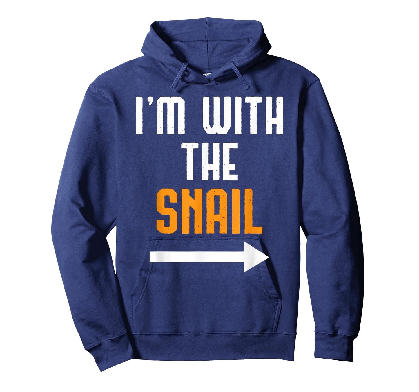 I'm With The Snail Shirt Costume Funny Halloween Couple T-Shirt
