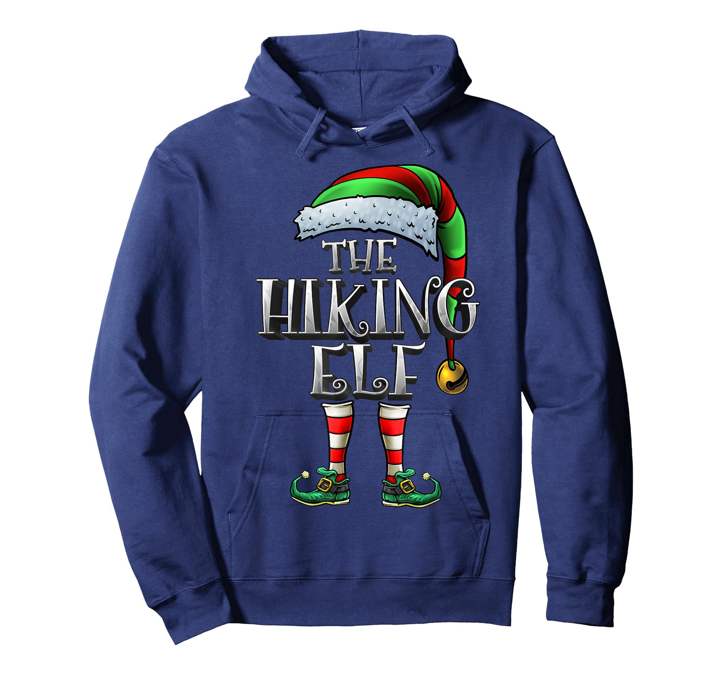 The Hiking Elf Shirt Matching Family Hiking Christmas Elf T-Shirt