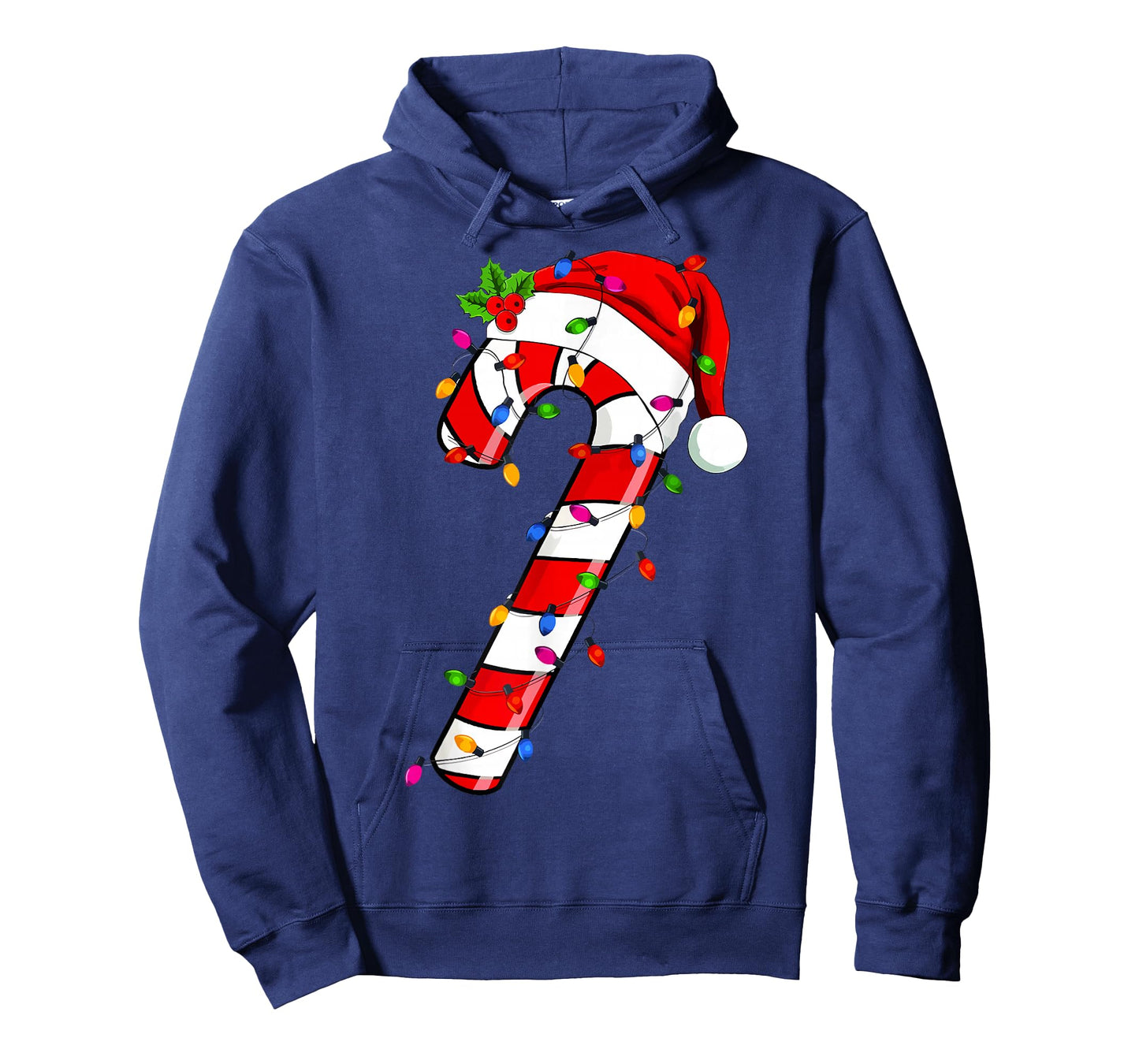 Christmas Candy Cane Santa Xmas Kids Toddler Youth Women Men T-Shirt