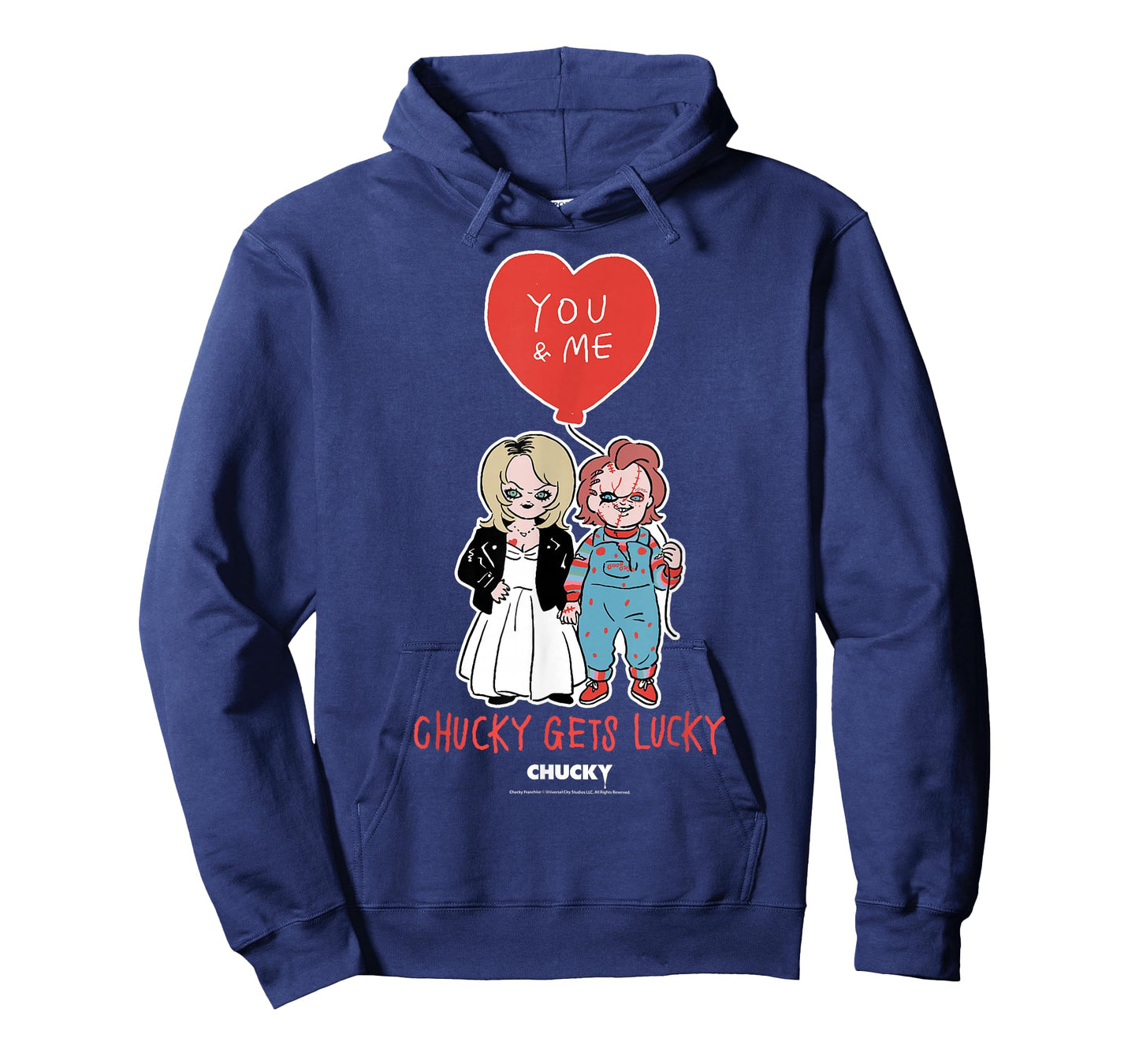 Chucky & Tiffany Chucky Gets Lucky Valentine T-Shirt