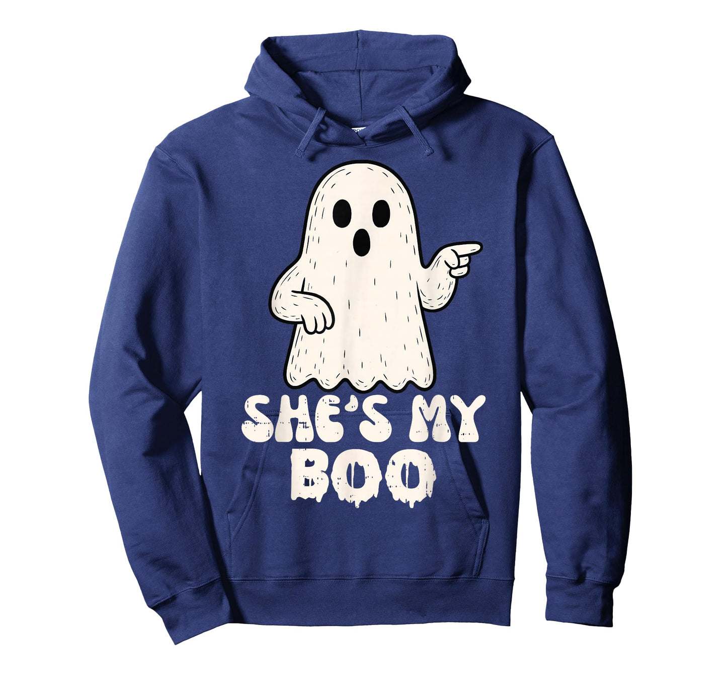She's My Boo Couples Matching Halloween Costume Ghost T-Shirt