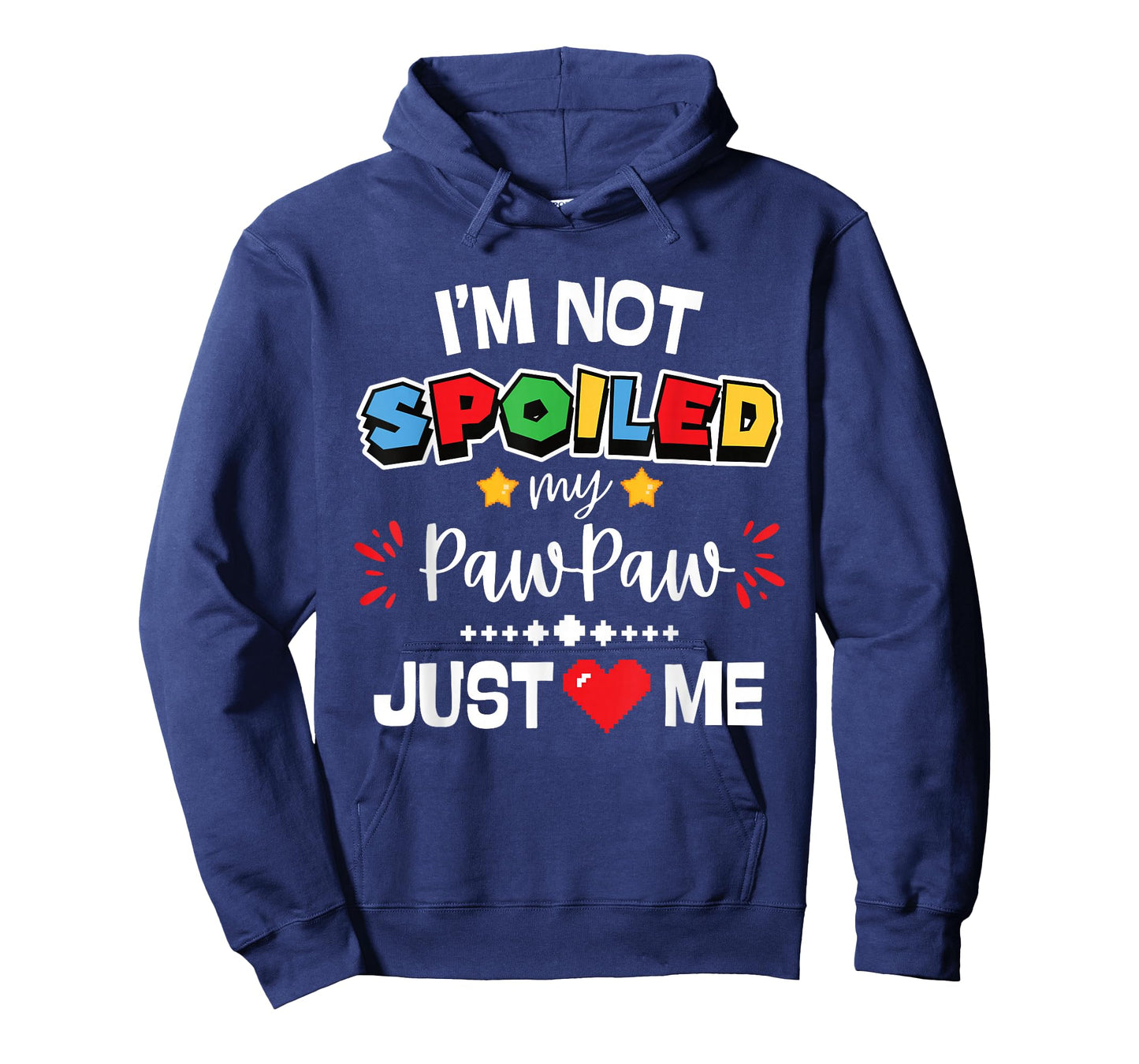 Iโm Not Spoiled My Pawpaw Just Loves Me Video Game Team Kids T-Shirt