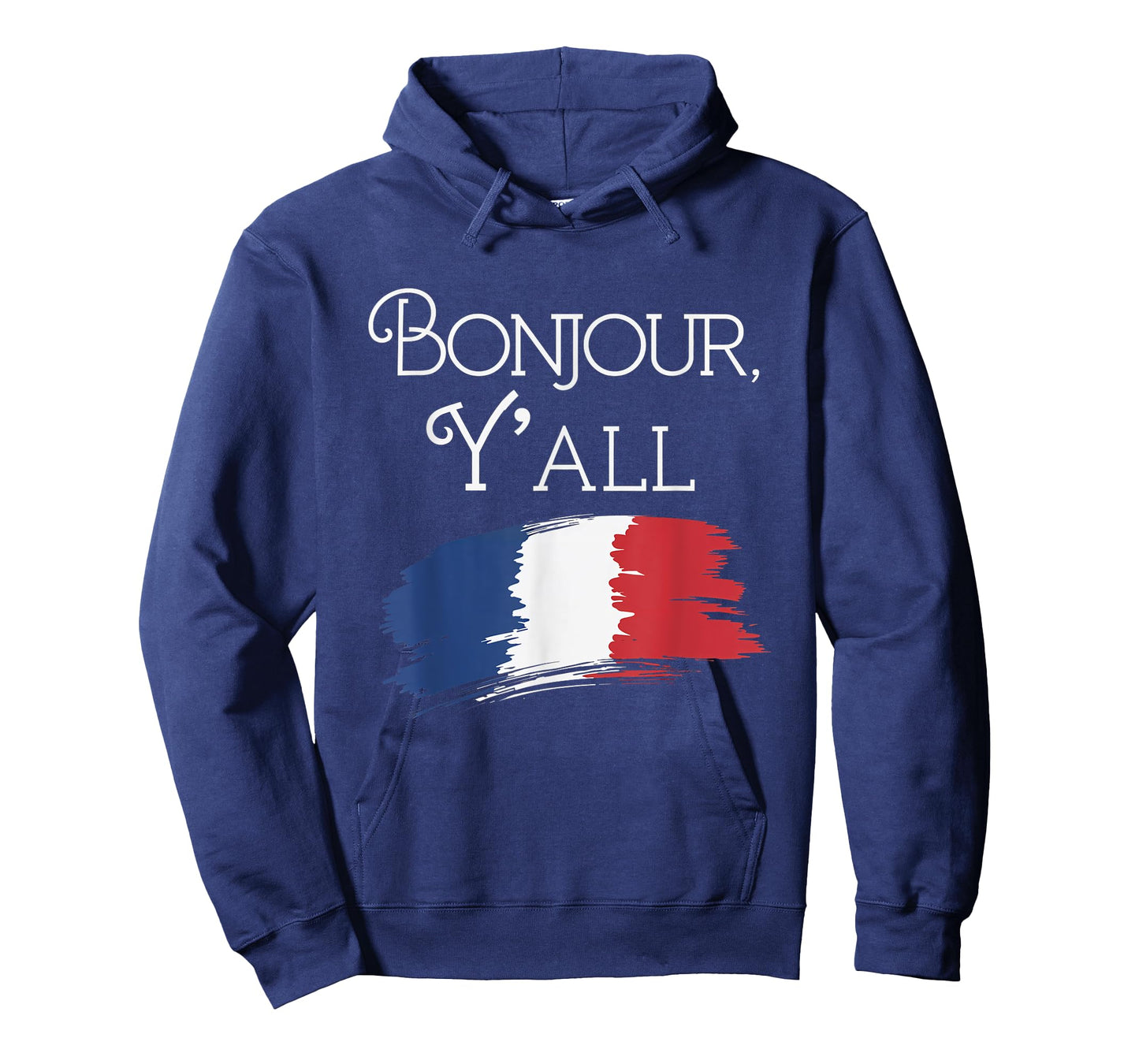 Bonjour Y'All French Culture Travel France Flag T-Shirt