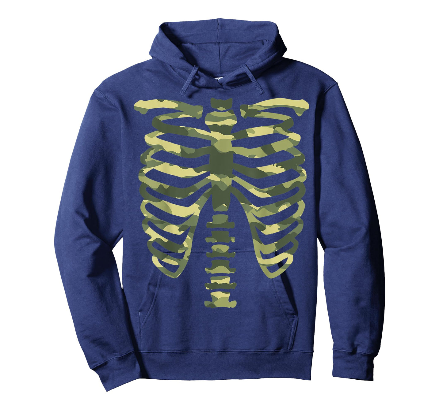 Camo Skeleton Military Halloween Costume Lazy Easy T-Shirt