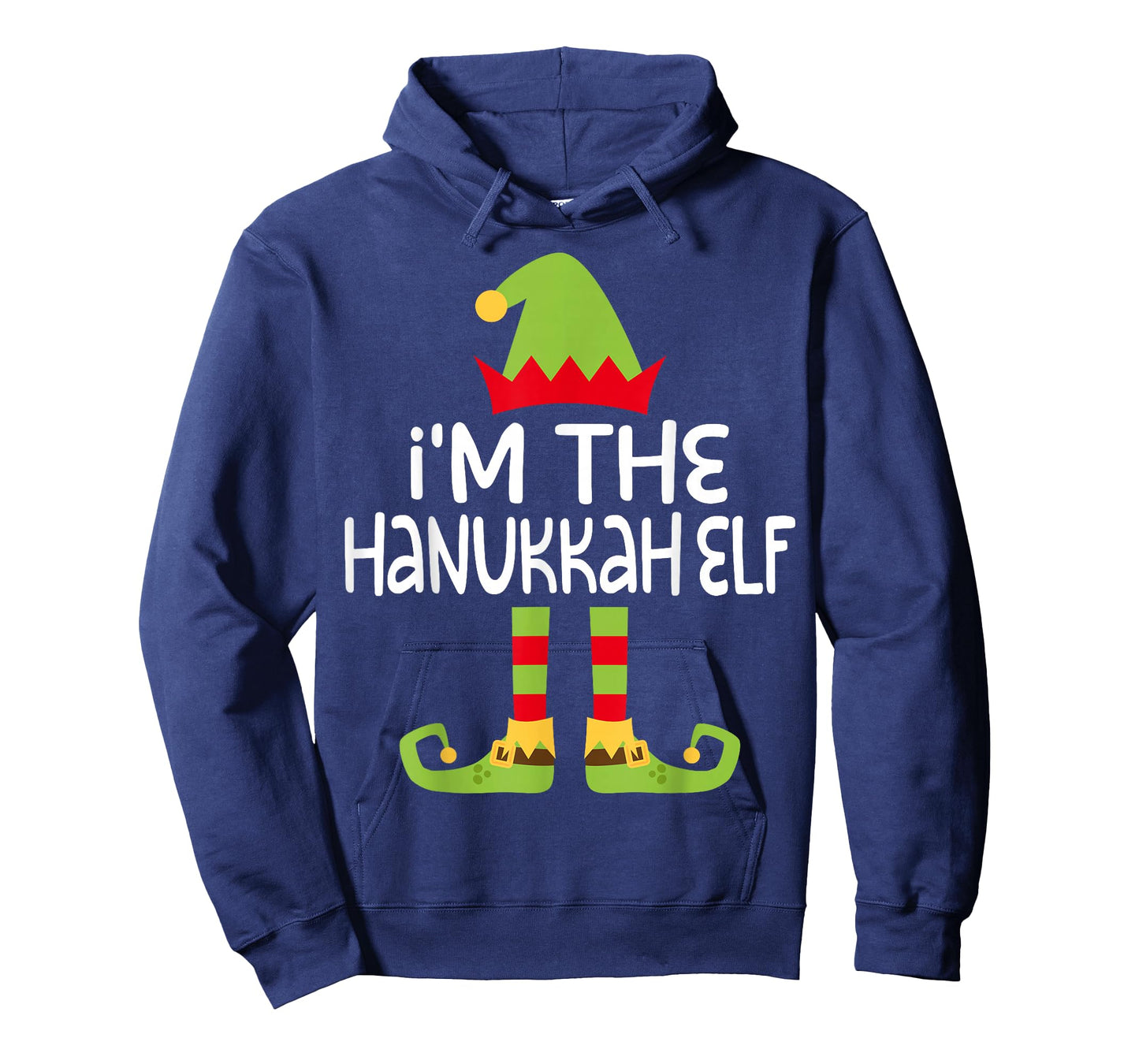 I'm The Hanukkah Elf Shirt Adult Kids Matching Christmas Elf T-Shirt