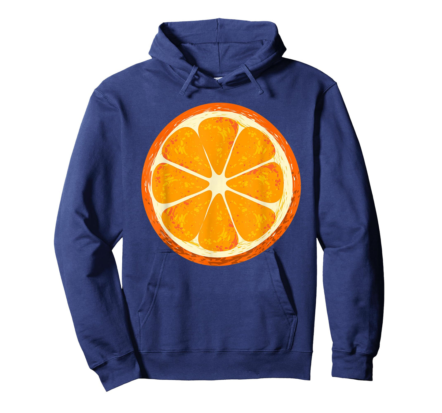 Funny Orange Sliced Fruit Lazy Easy Halloween Costume T-Shirt
