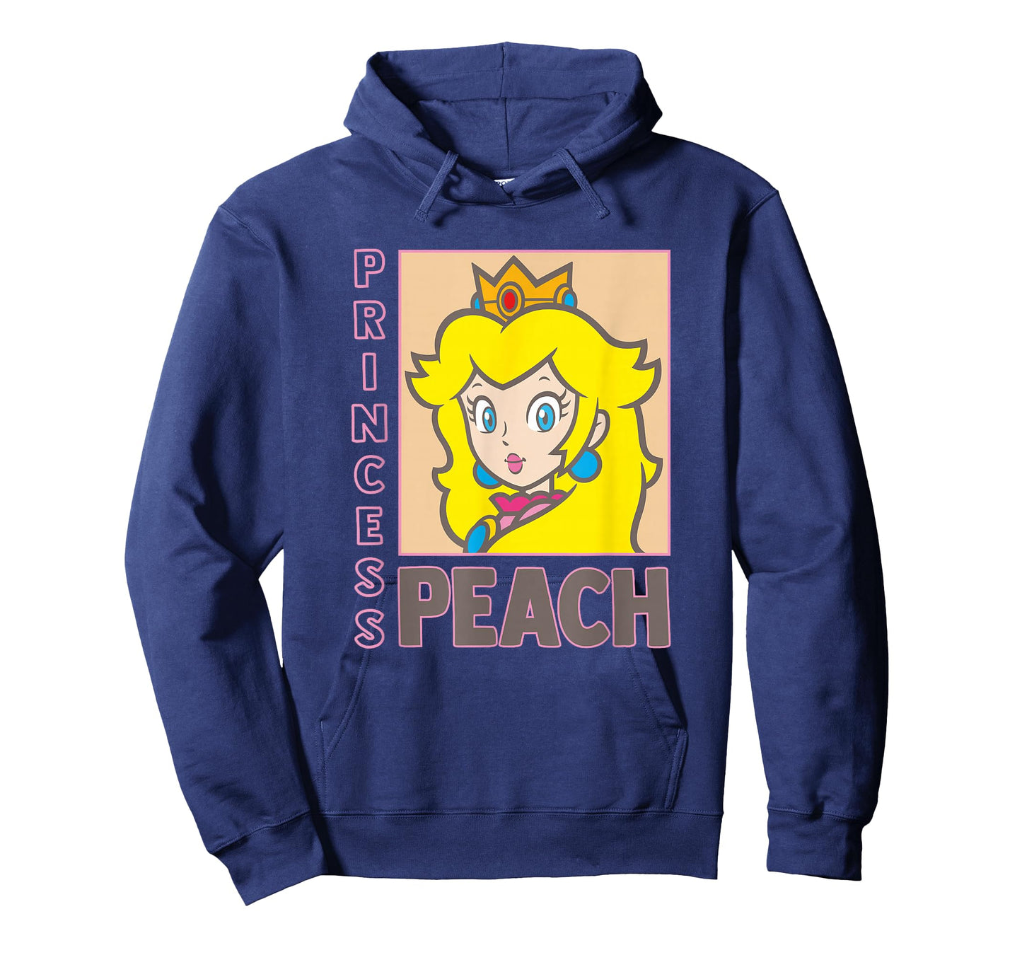 Super Mario Bros Princess Peach Over Shoulder Portrait T-Shirt