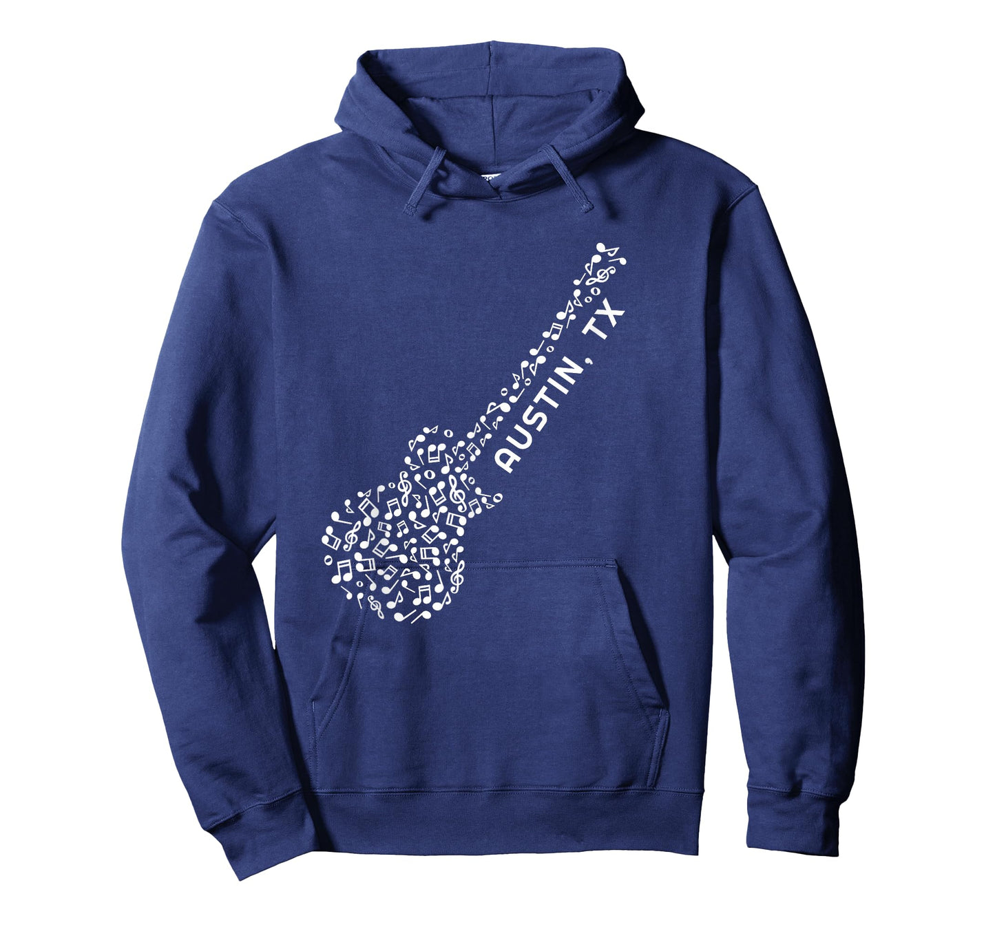 Austin, TX Musical Notes, Souvenir Guitar T-Shirt T-Shirt
