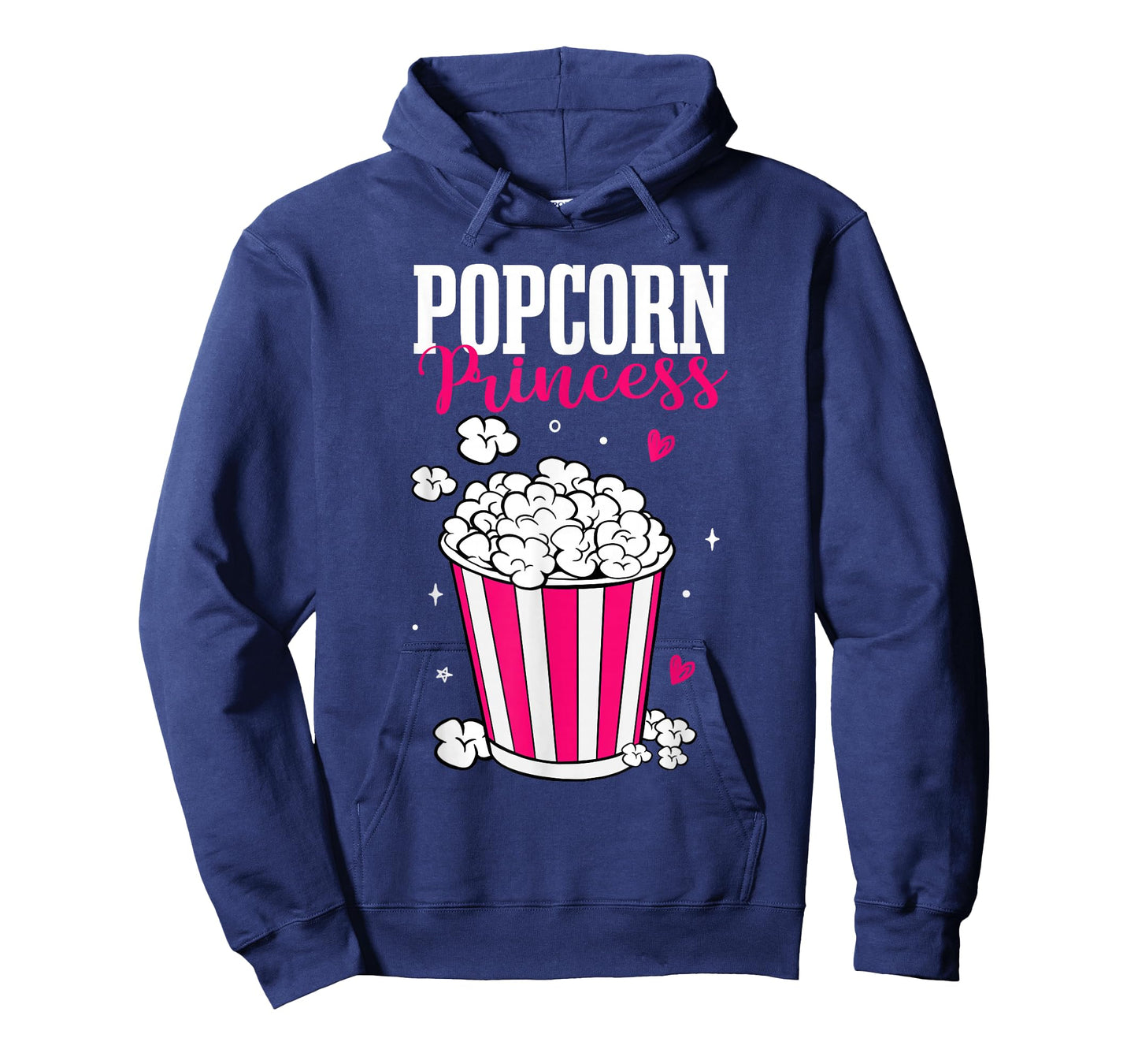 Popcorn Princess Women Cute Movie Night Cinema Snack T-Shirt