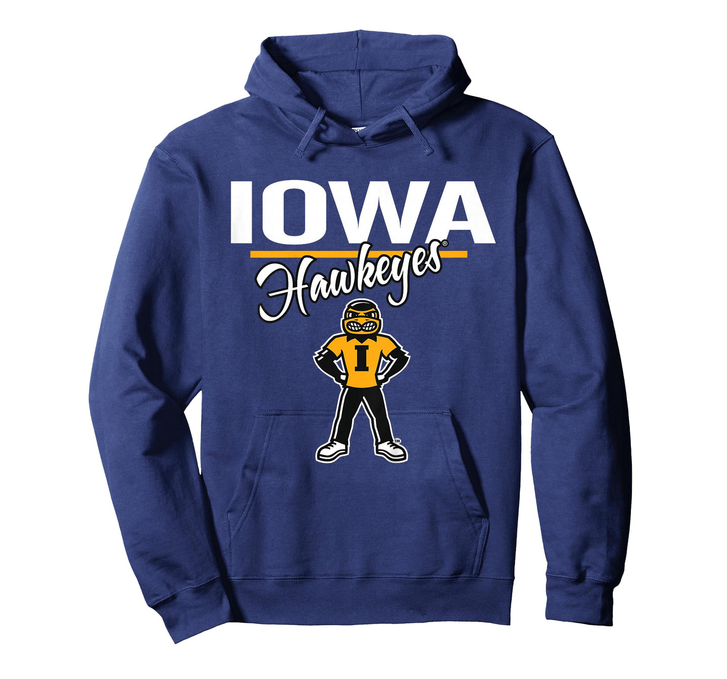 Kids Iowa Hawkeyes Kid's Mascot Black Officially Licensed T-Shirt