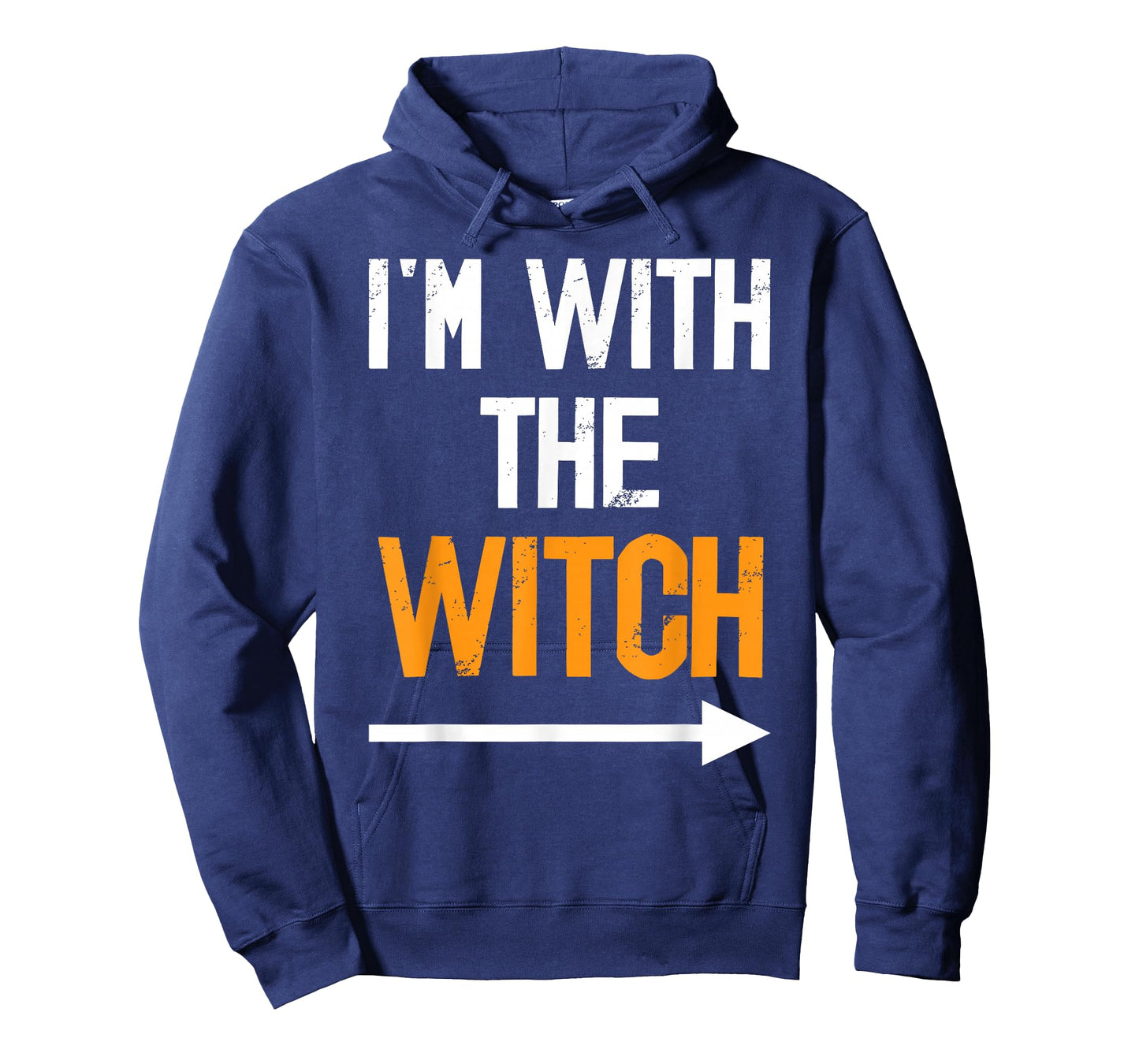 Iโm With The Witch Halloween Couples Costume Autumn Party T-Shirt