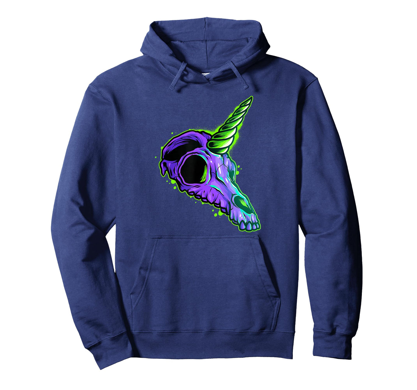 Unicorn Head Skull Punk Emo Magical Horse Unicorn Lover T-Shirt