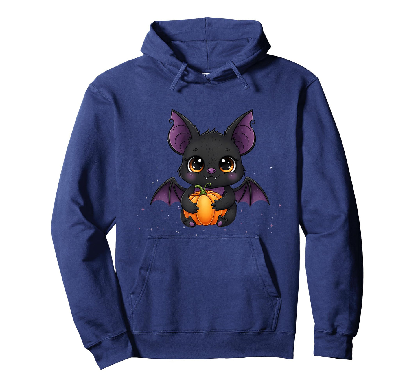 Cute Bat Hugging Pumpkin at Night T-Shirt