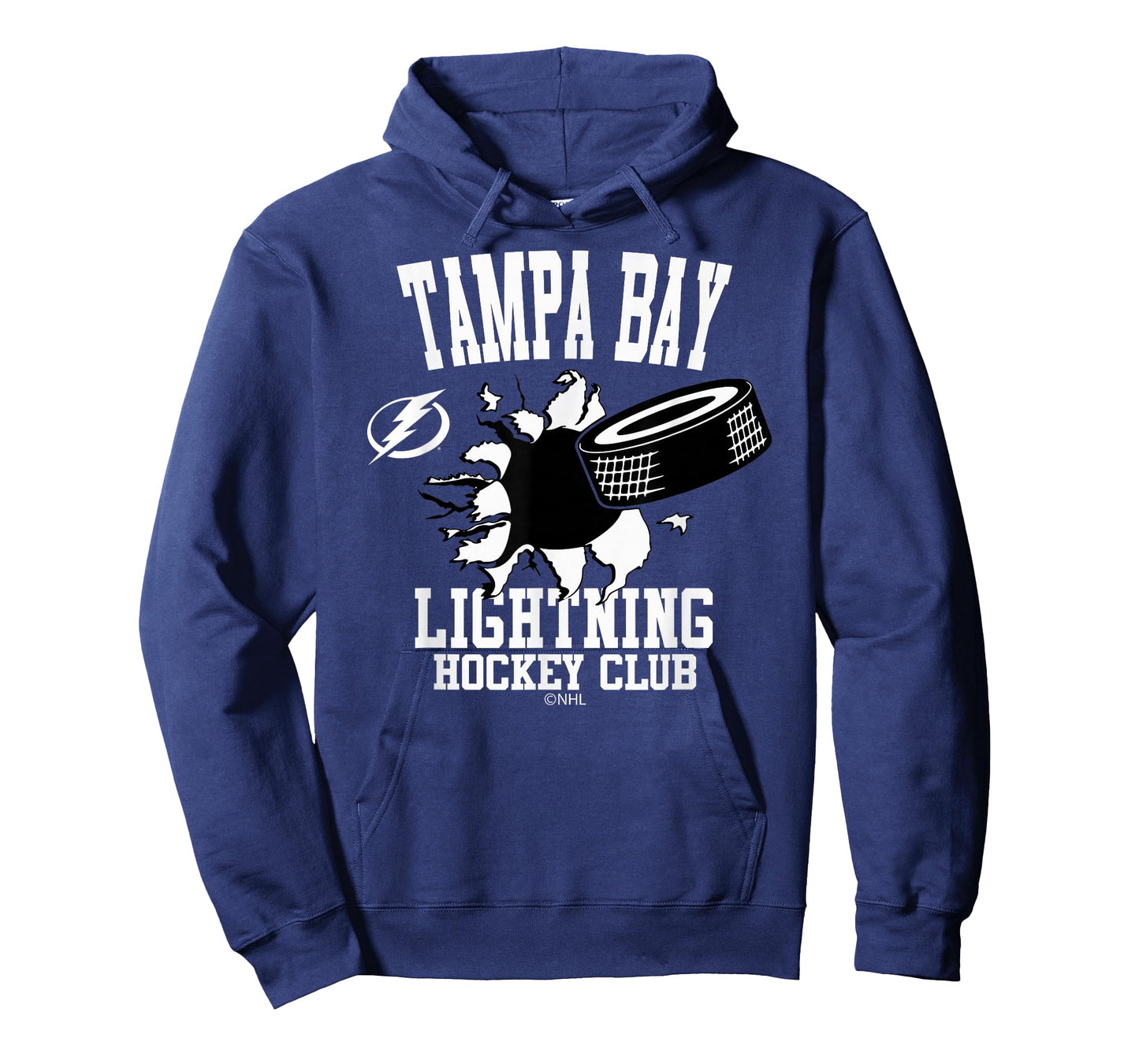 Tampa Bay Lightning Puck Burst Royal Officially Licensed T-Shirt