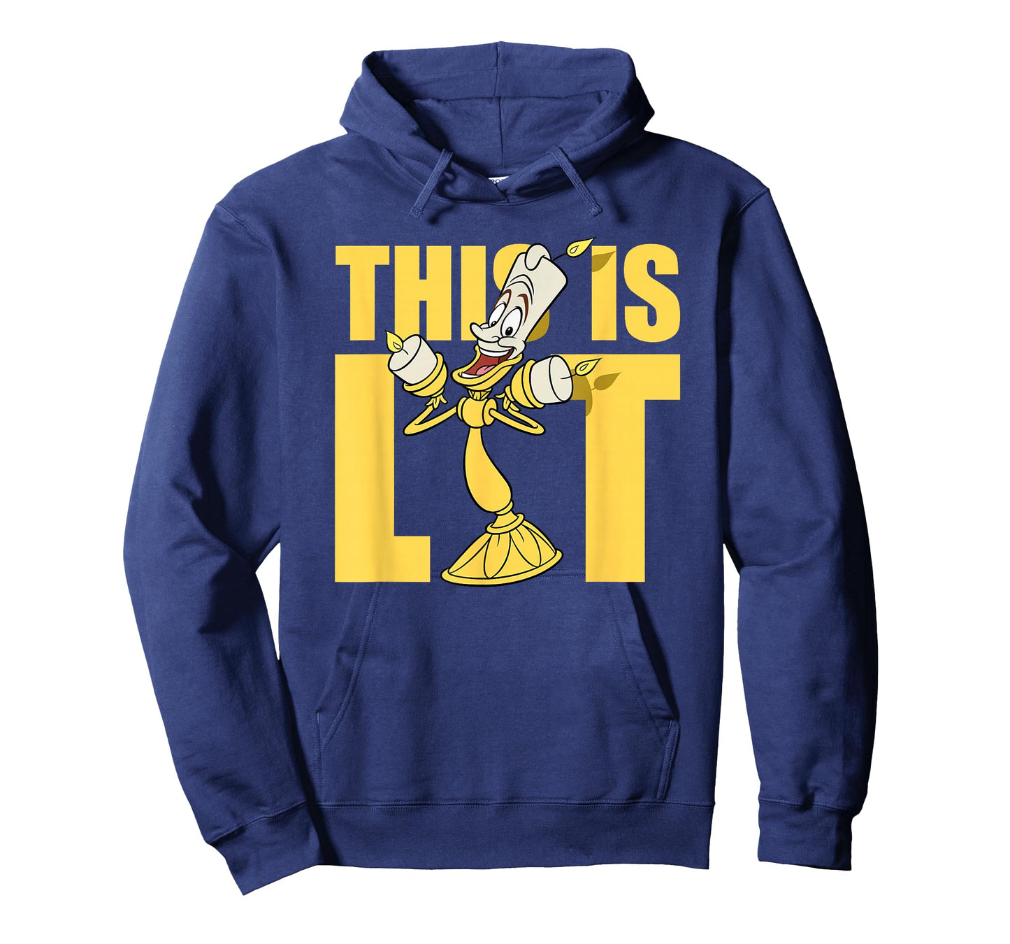 Disney Beauty and The Beast Lumiere This is Lit T-Shirt Small