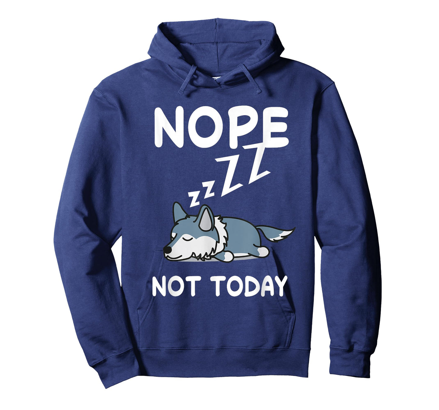 Nope Wolf Nap Sleeping Pajama Nightgown T-Shirt