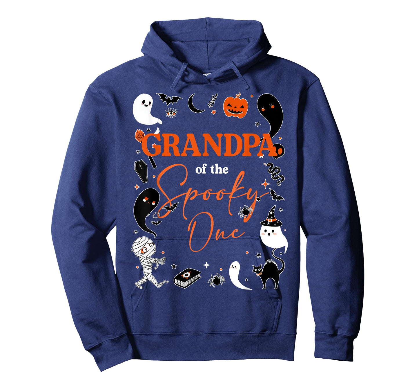 Grandpa of The Spooky One Girl First Birthday Pink Halloween T-Shirt