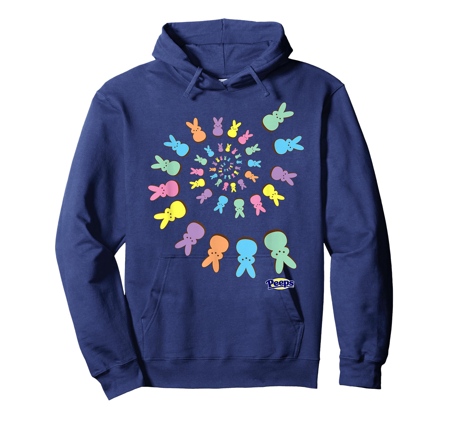 Peeps Easter Colorful Spiral Of Sugary Bunnies T-Shirt