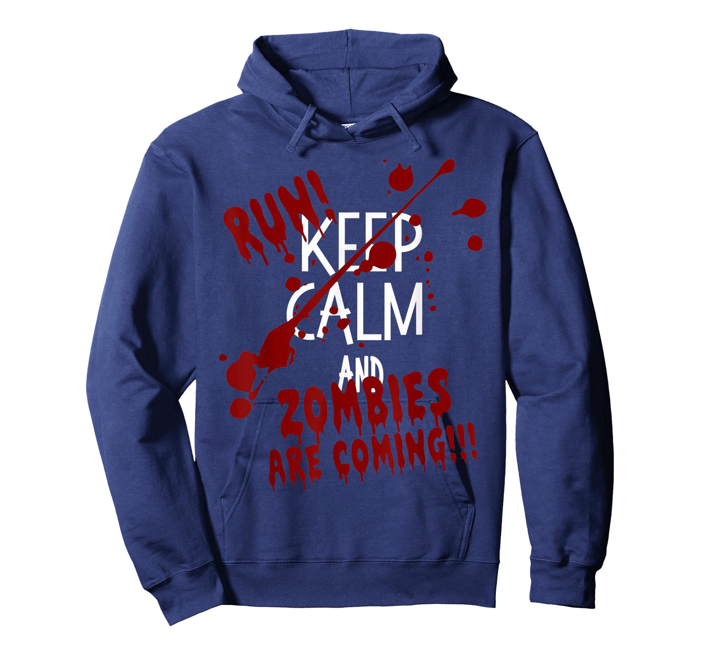 Keep Calm and Run Zombies Are Coming Halloween T-Shirt