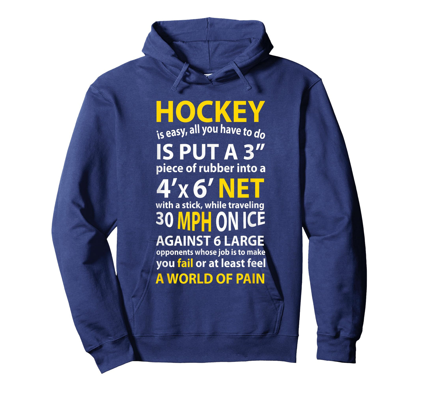 Funny Hockey Quote Hockey Is Easy Gift For Men Women Fans T-Shirt
