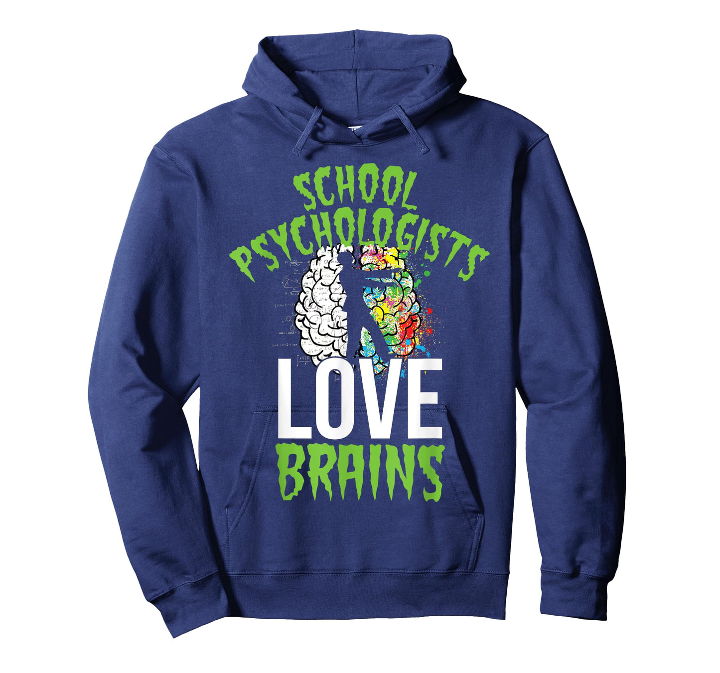 School Psychologists Love Brains Halloween Teacher Counselor T-Shirt