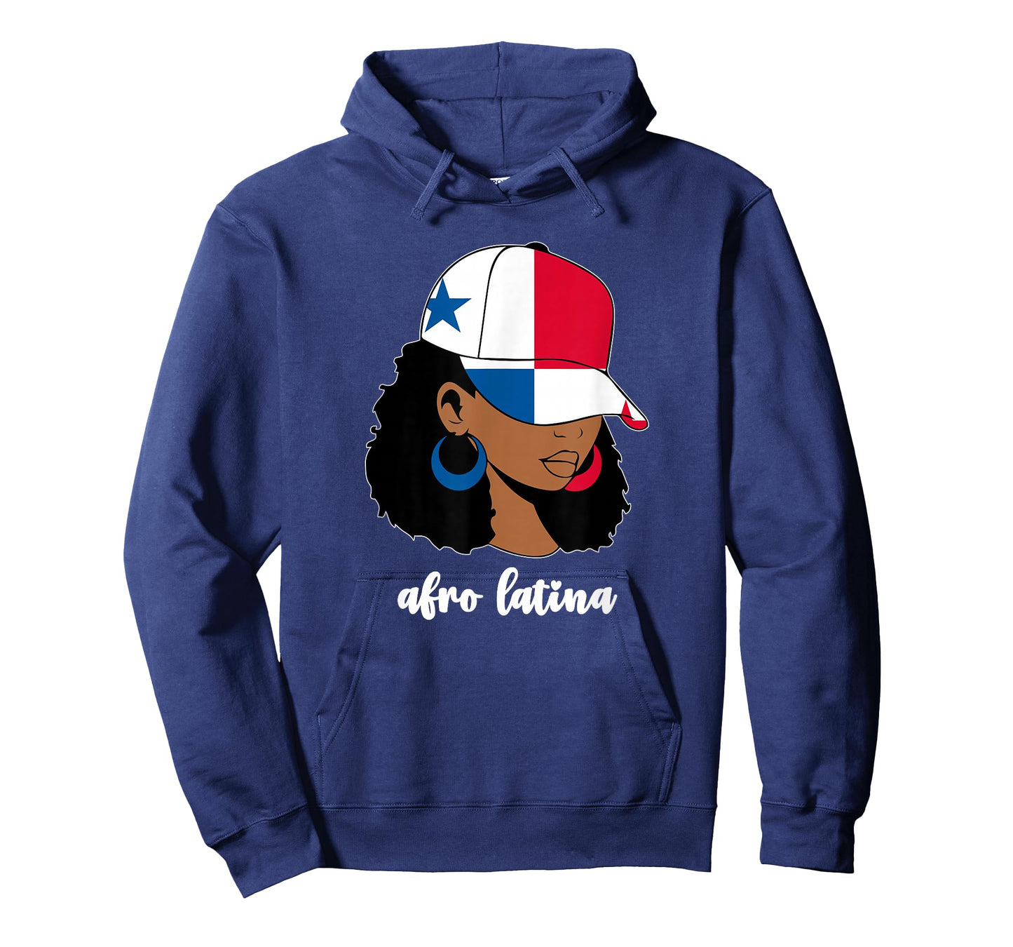 Black Afro Latina Panamanian Girl Women Panama Flag Panameña T-Shirt