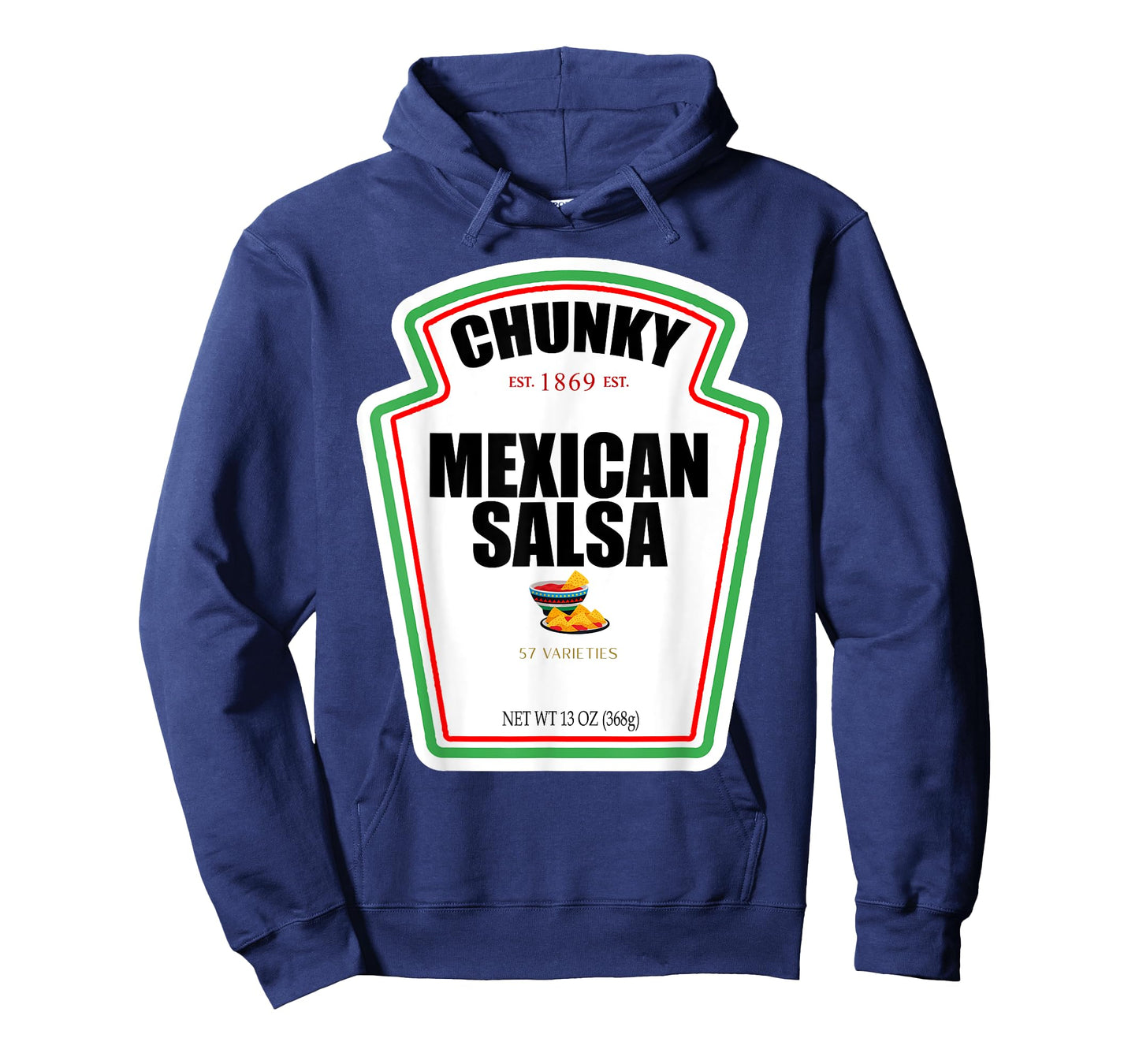 Halloween Matching Costume Chunky Mexican Salsa Bottle Label T-Shirt
