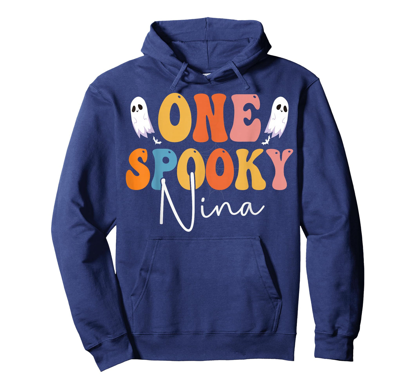 One Spooky Nina Groovy Funny Women Ghost Boo Halloween T-Shirt