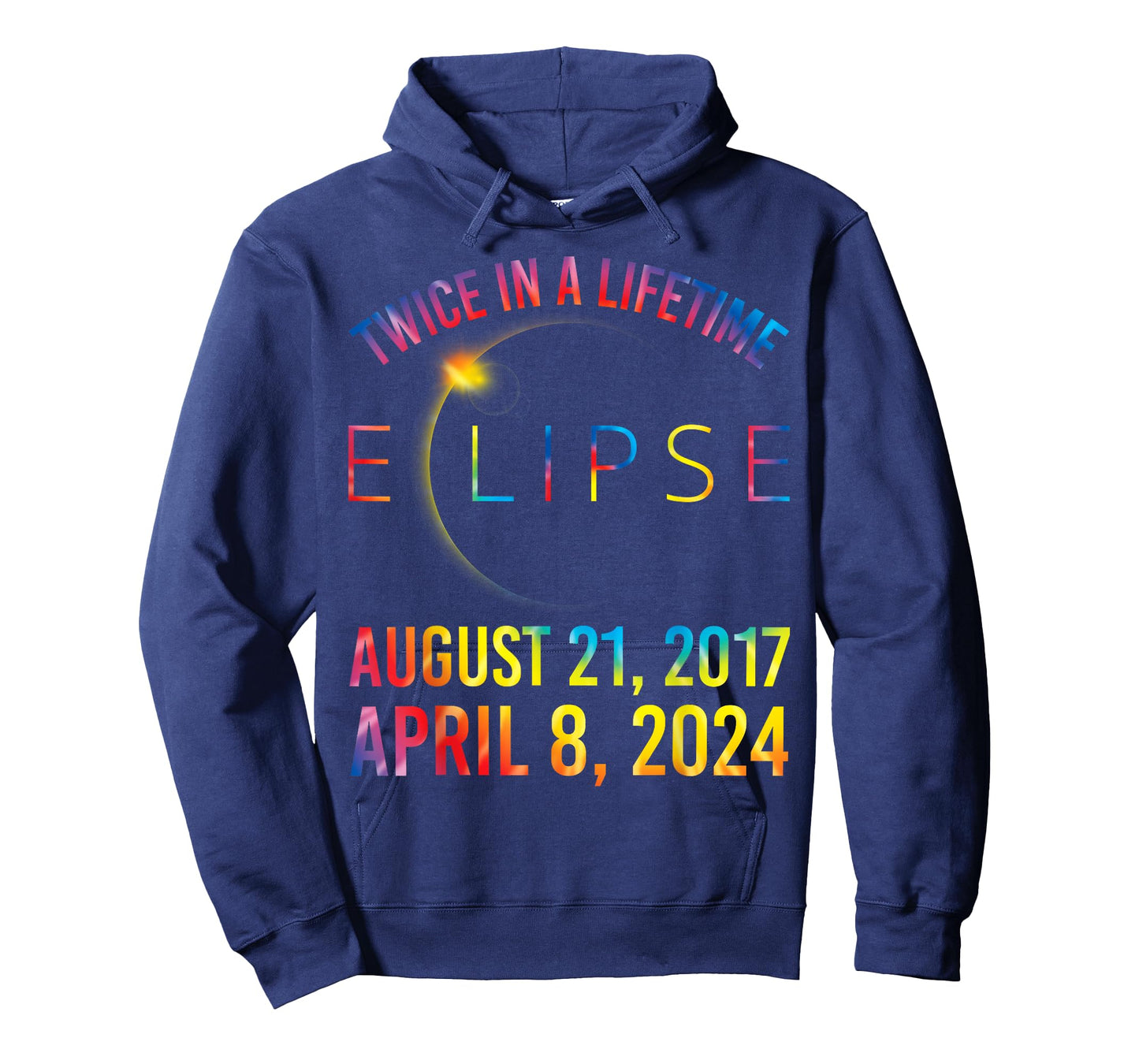 Twice In A Lifetime Solar Eclipse Shirt 2024 Tie Dye T-Shirt