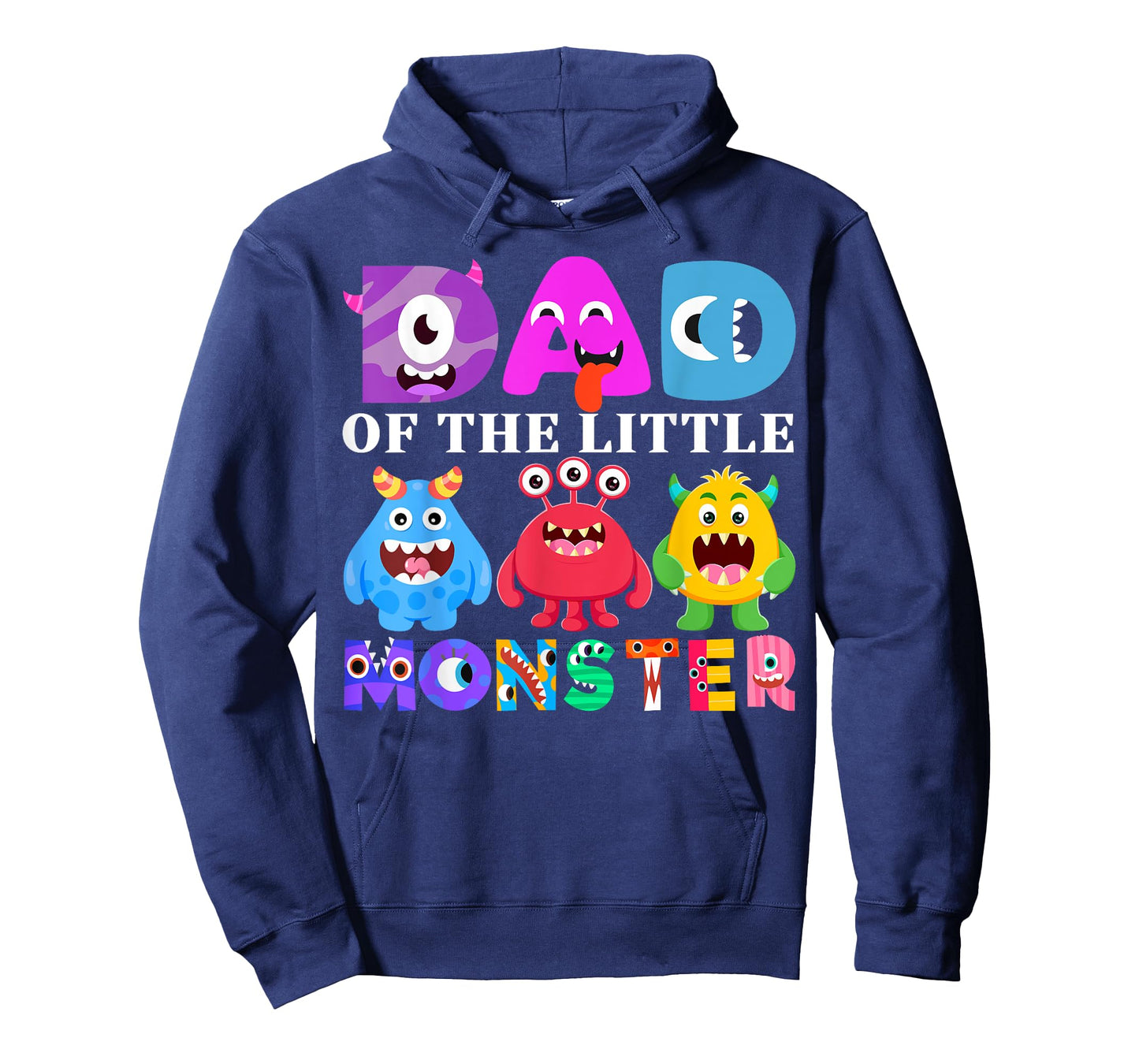 Dad Little Monster Kids 1st Birthday Party Family Monster T-Shirt