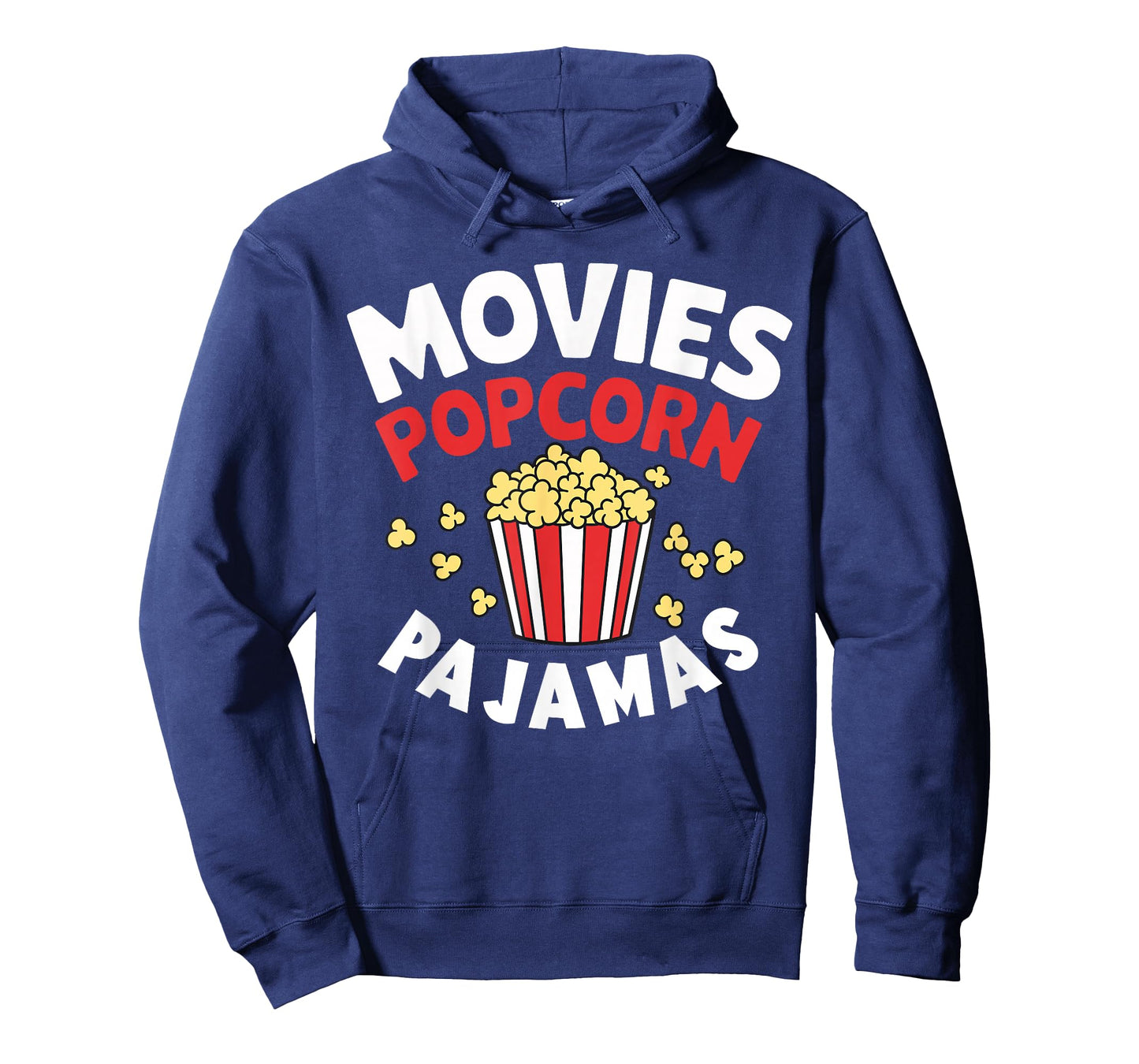 Movies Popcorn And Pajamas Popcorn Movie Night T-Shirt