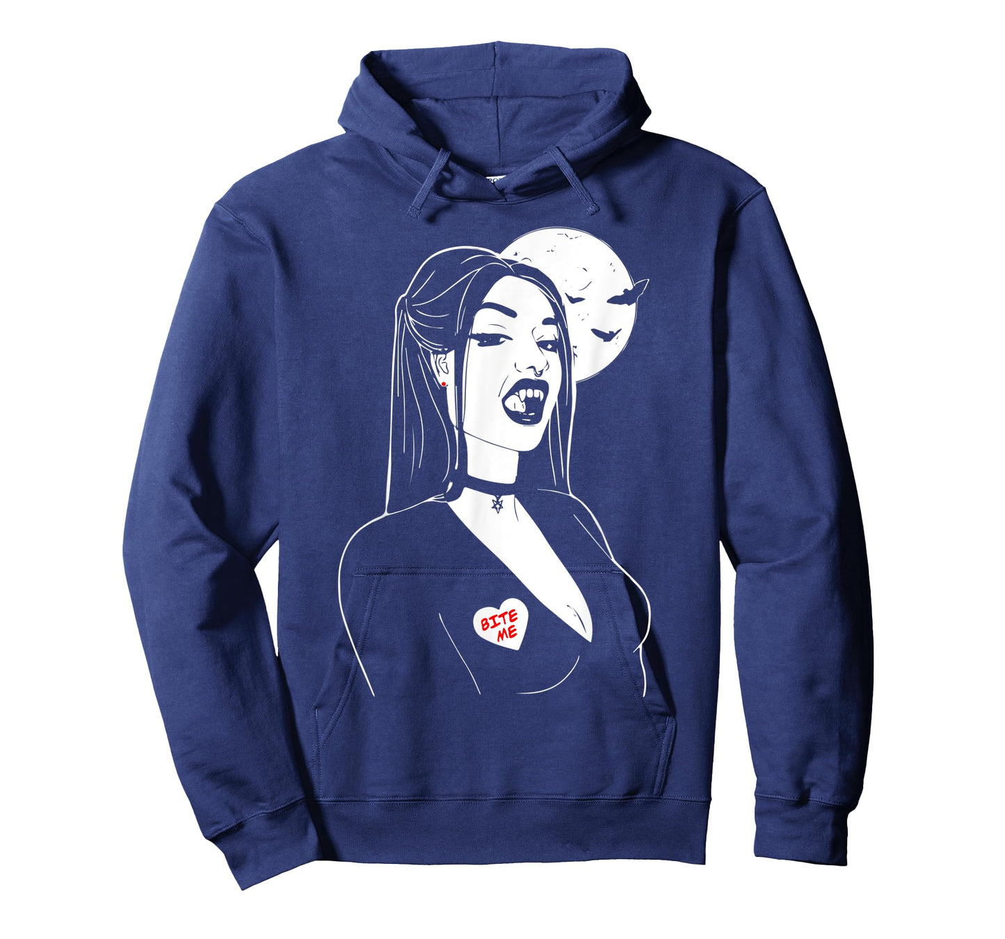 Vampire Girl Bite Me, Art Desing Tee, Beauty Vamp T-Shirt