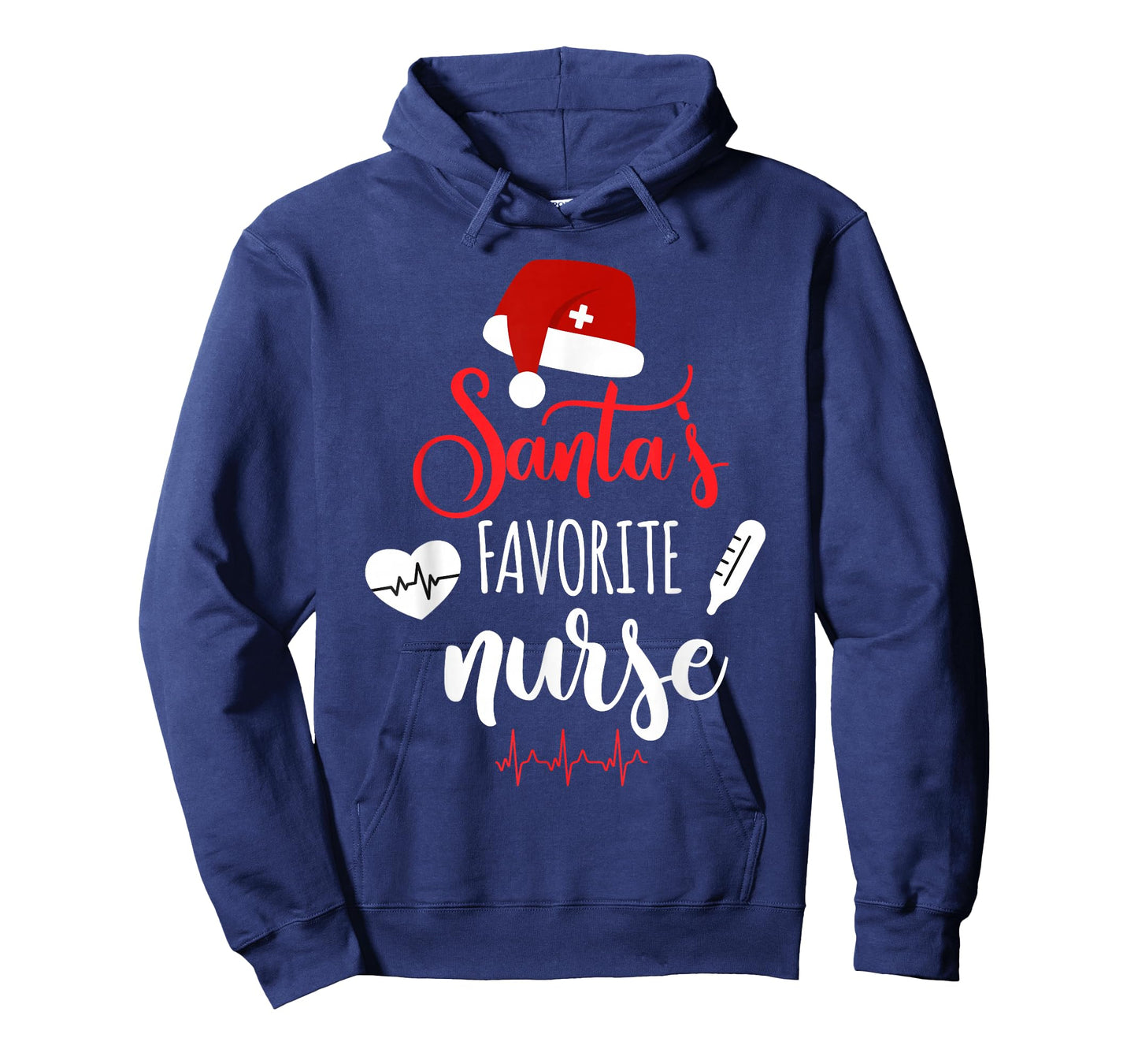Nurse Christmas Santa's Favorite Nurse Xmas Scrub Top T-Shirt