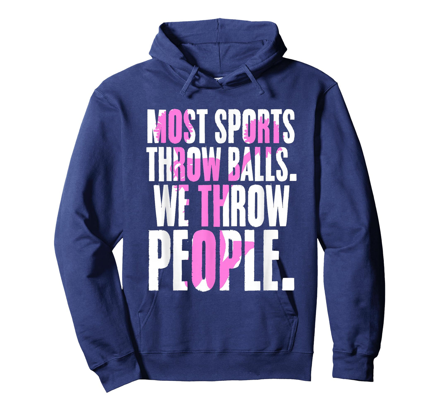 Most Sports Throw Balls We Throw People | Cheer Cheerleader T-Shirt