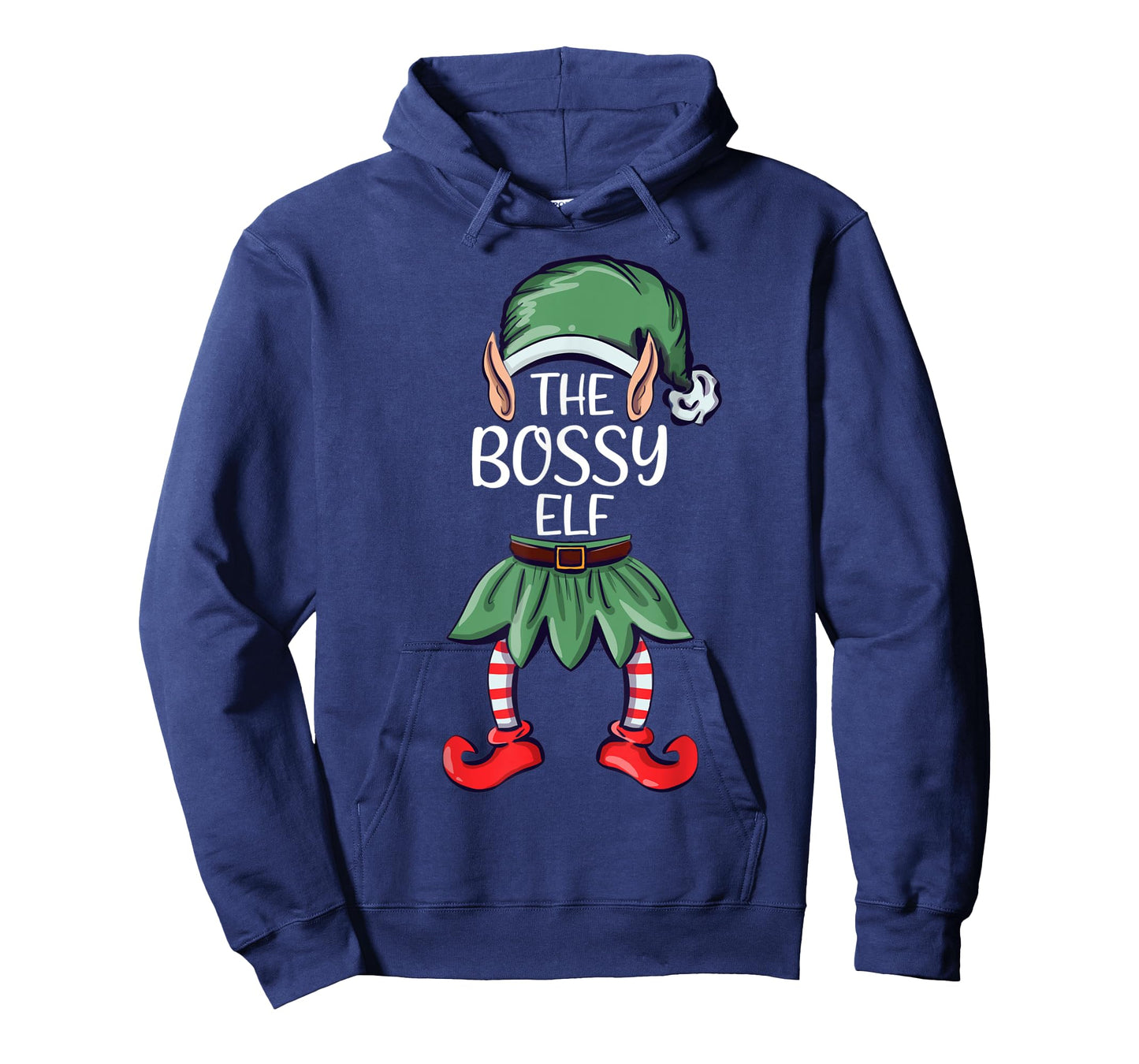 The Bossy Elf Elf Christmas Matching Family Group Elf T-Shirt
