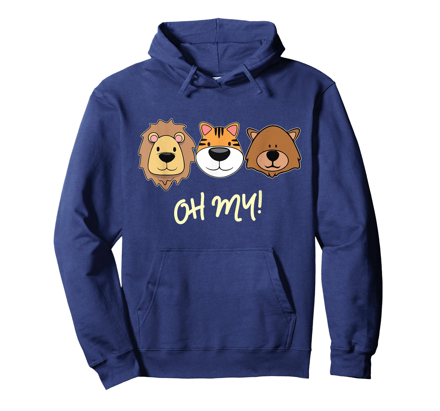 Lion Tiger and Bear Oh My Fun Jungle Zoo Animal Lover Gift T-Shirt
