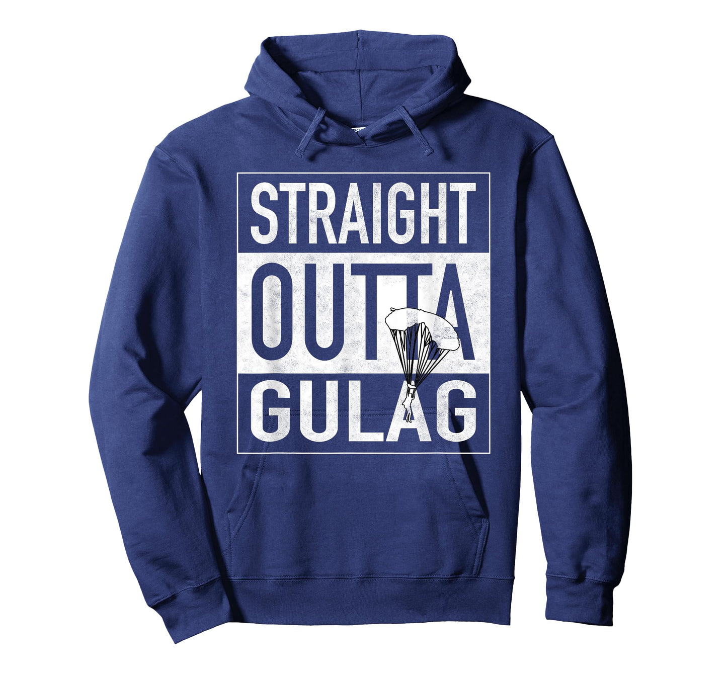 Straight Outta Gulag with Parachute for Gamers T-Shirt