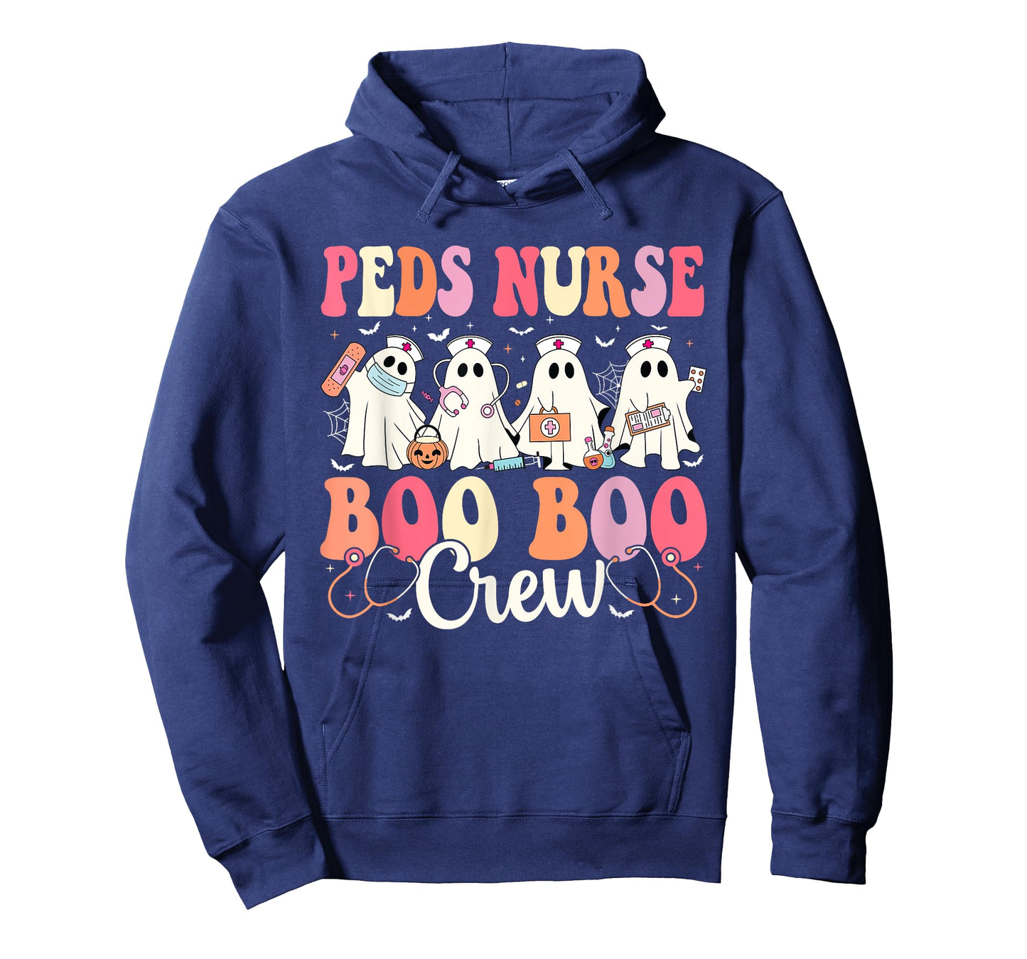 PEDS Nurse Boo Boo Crew Ghost Nurse Halloween PEDS Nurse T-Shirt