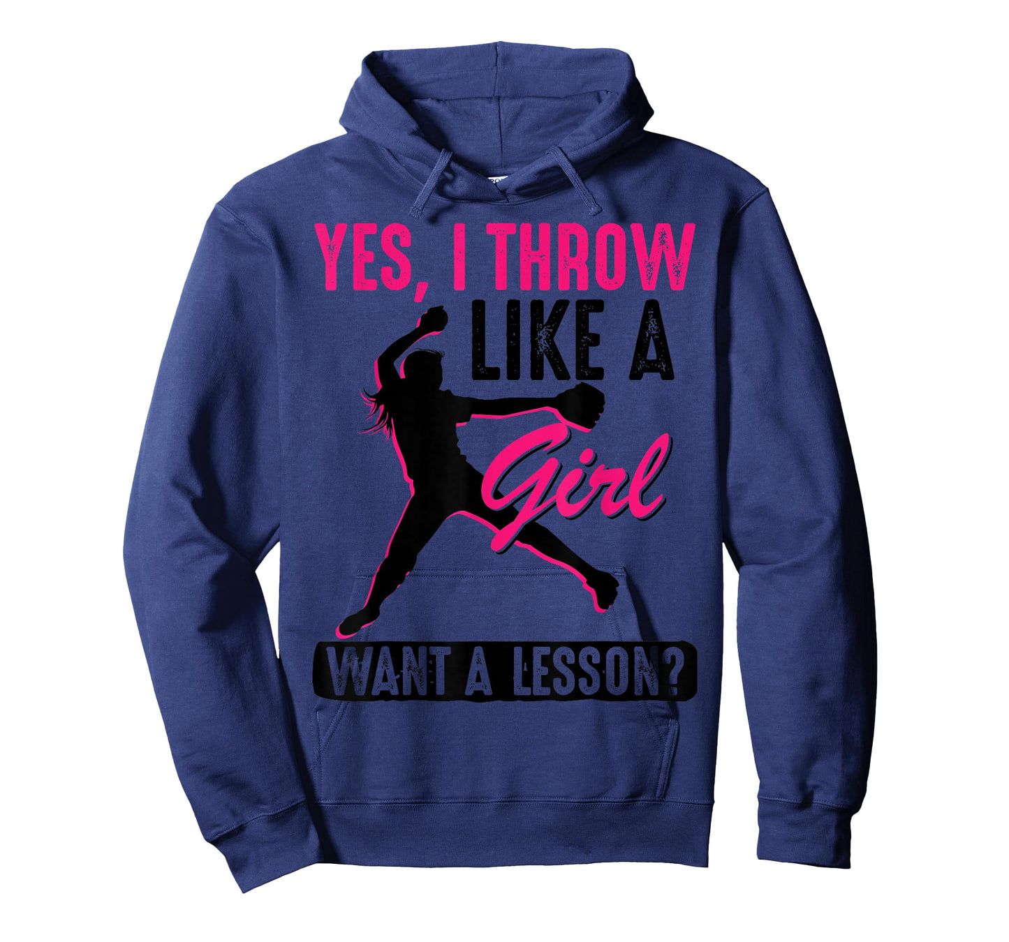 Yes, I Throw Like A Girl | Cool Pitchers Funny Softball Gift T-Shirt
