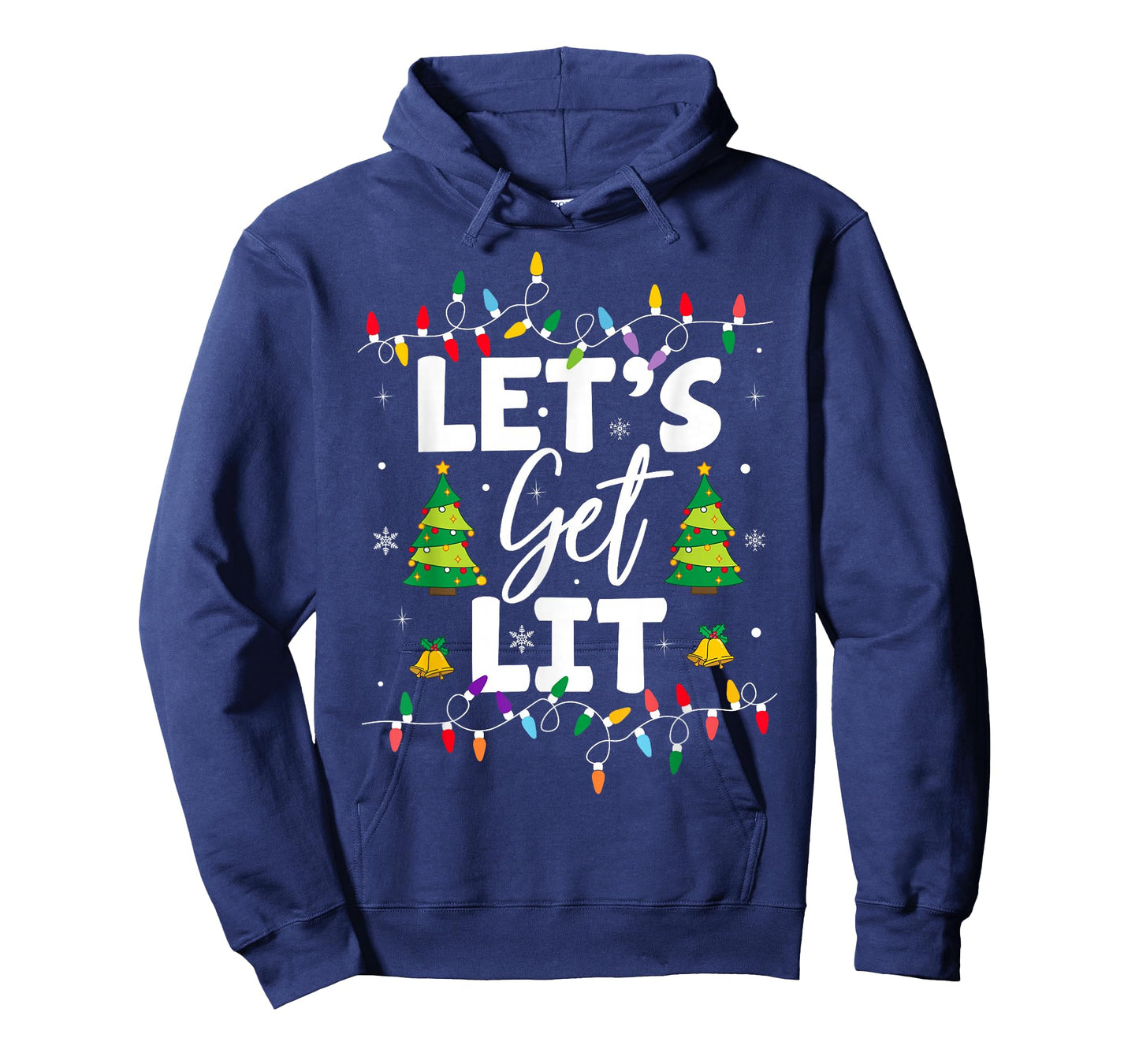Let's Get Lit Christmas Lights Xmas Pajamas Adult and Kids T-Shirt
